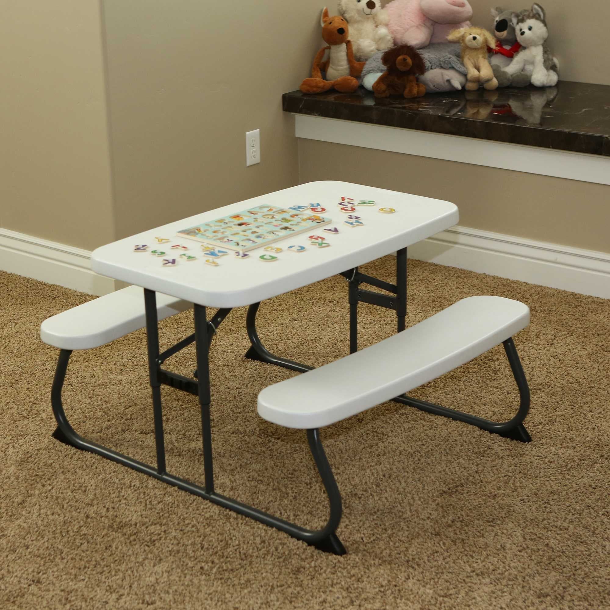 Lifetime Children's Picnic Table , White Granite (60239) - Image 12