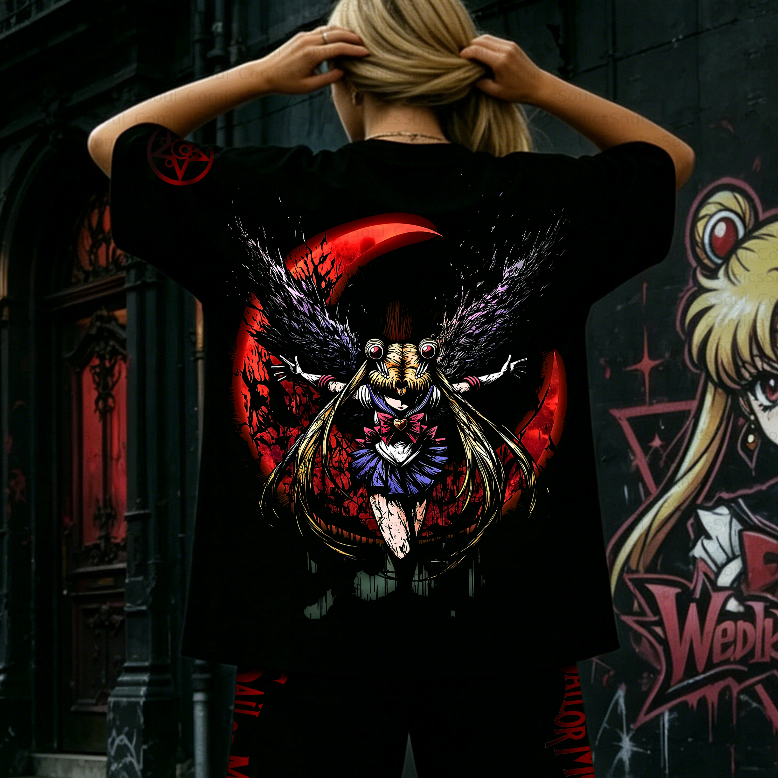 Unisex Anime Inspired Vintage T-Shirt