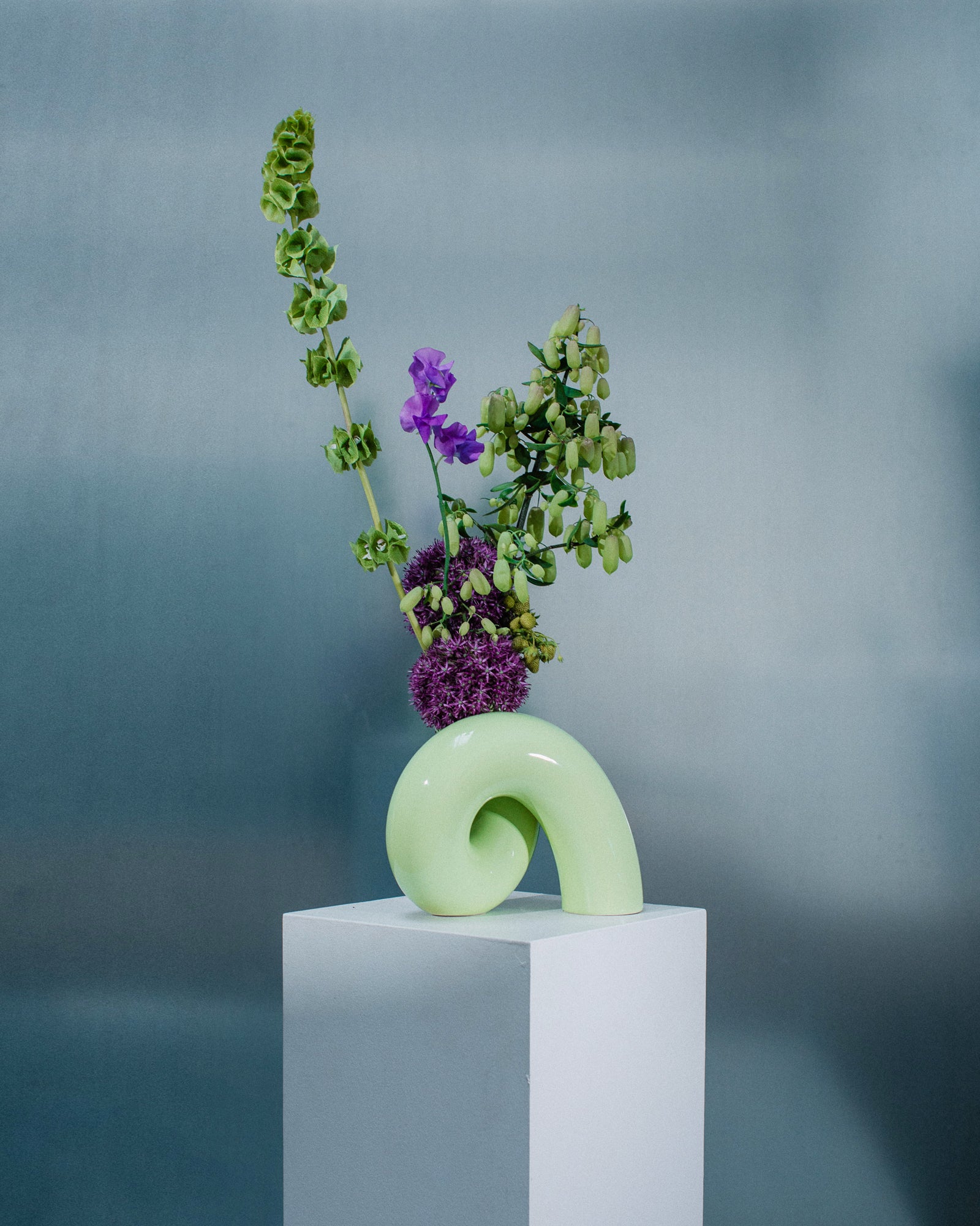 MaM x Ju Schnee Vase L lime
