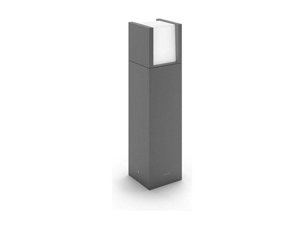 Baliza Exterior LED 6W Superficie Pie 40cm Pedestal Arbour Antracita 4000K