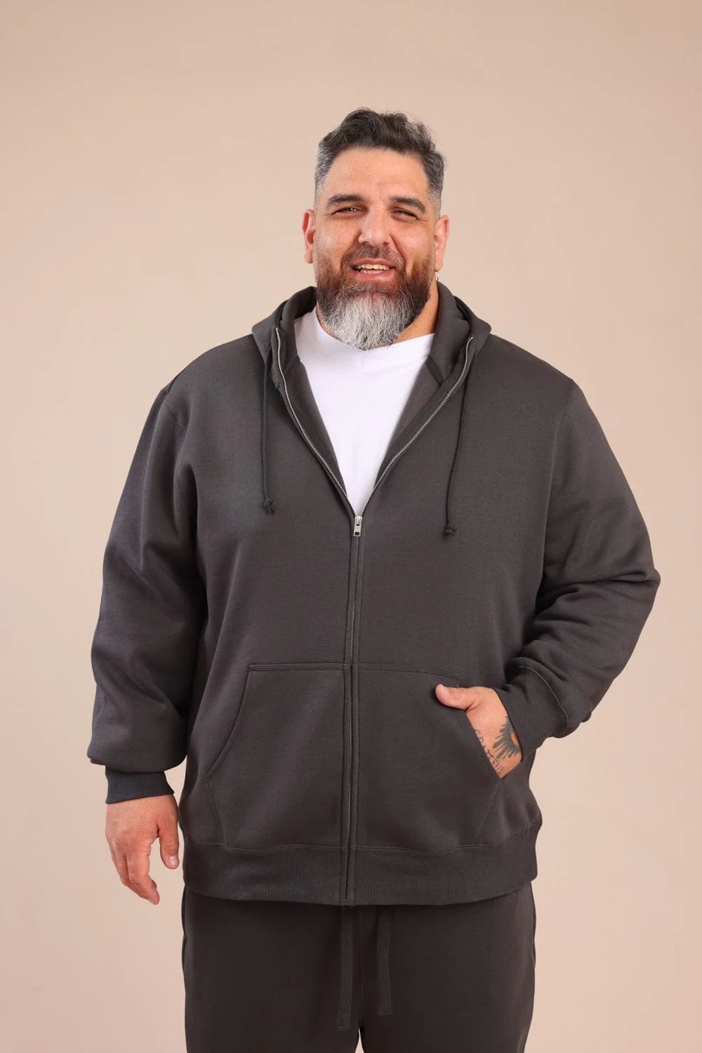 פוטר קרדיגן קפוצ'ון | PLUS SIZE