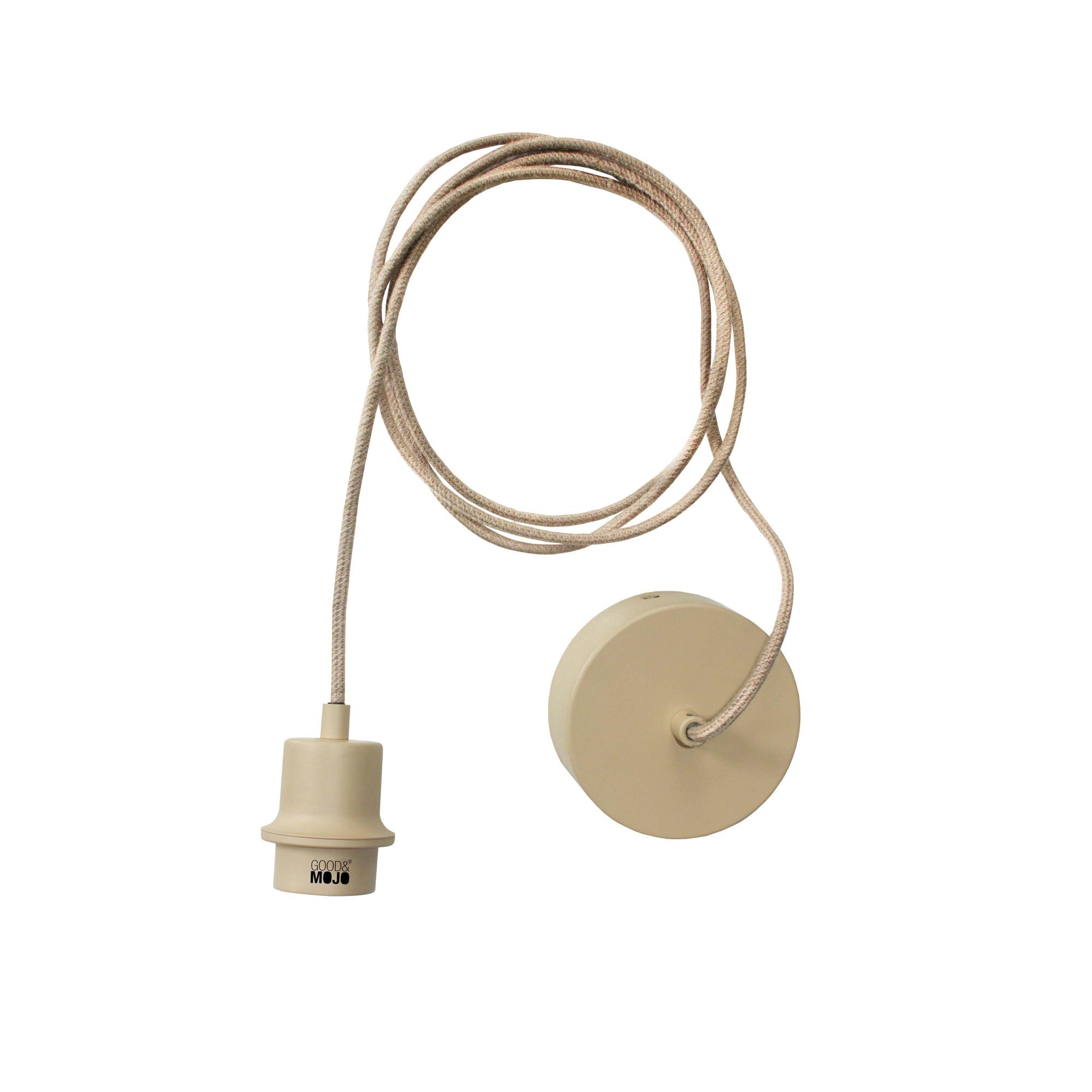 GOOD&MOJO Hanglamp Cuzco - Naturel - 65x65x20cm