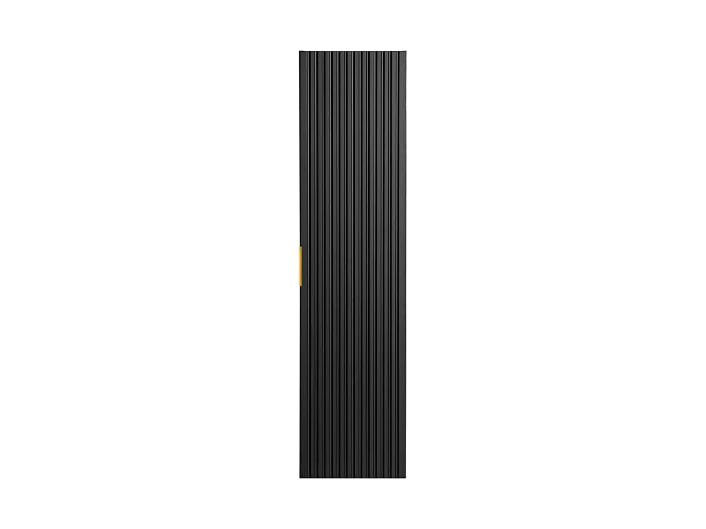 Armario de baño flotante estriada - Negro - Alt 140 cm - Casabellaes 41389MMHX
