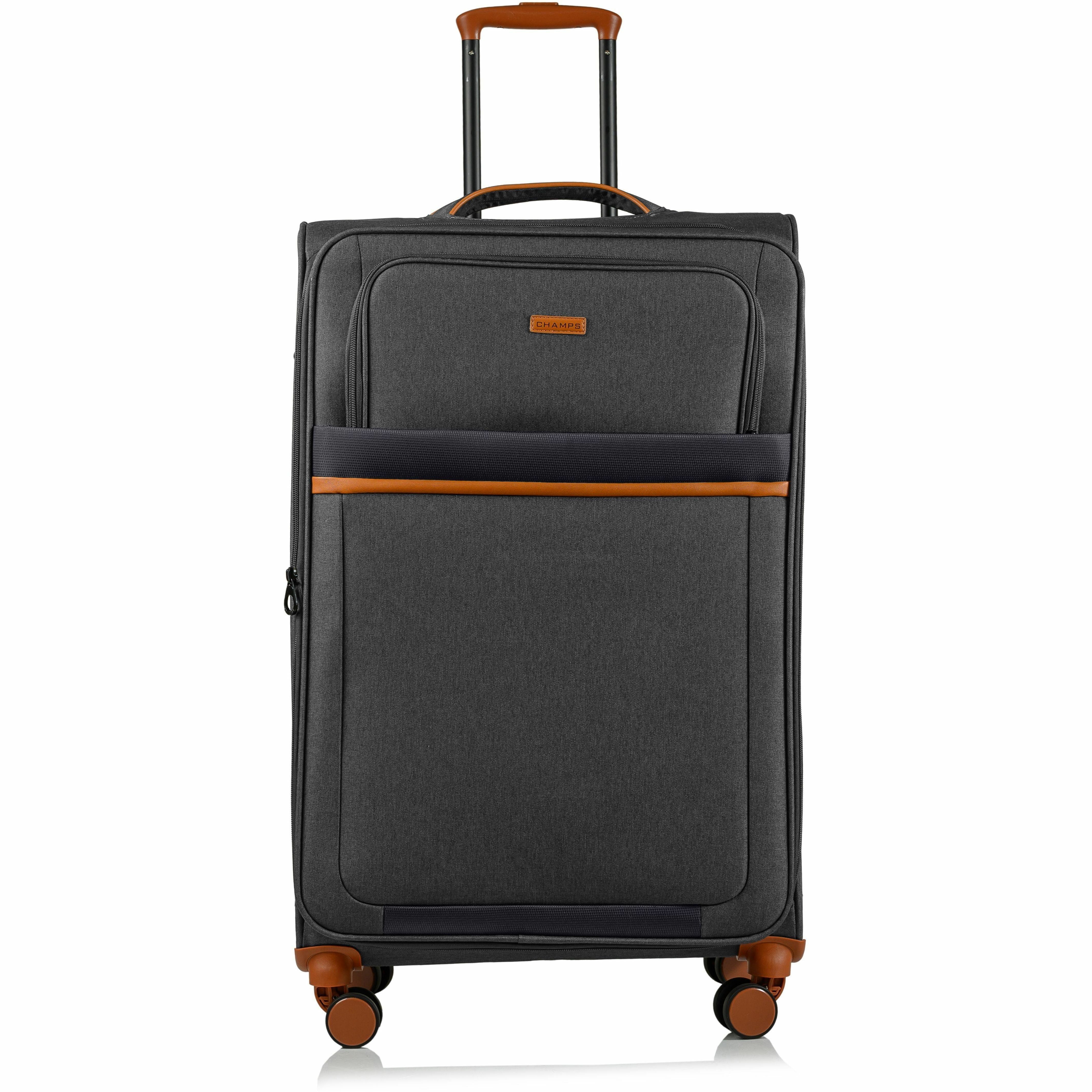 CHAMPS Classic II Collection, 3-piece Softside Luggage set, Grey