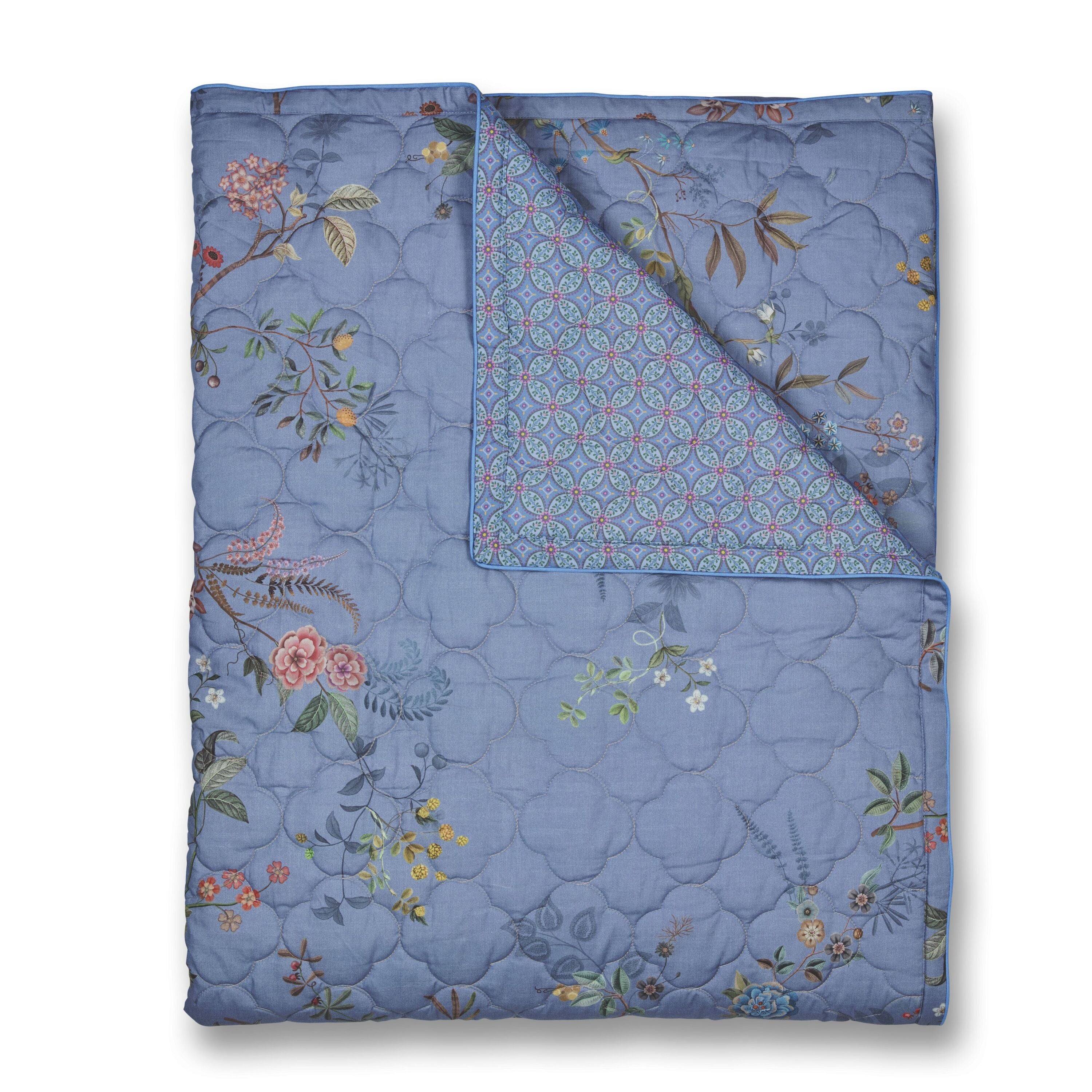Pip Studio Bustani Sprei 180 x 260 cm - Blauw