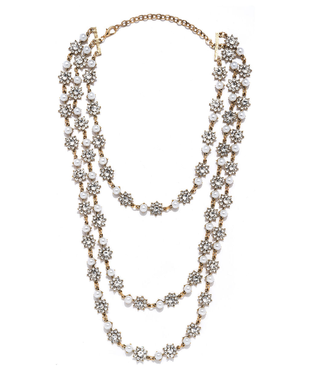 Francine Layered Necklace - Brass - Se7enfashion