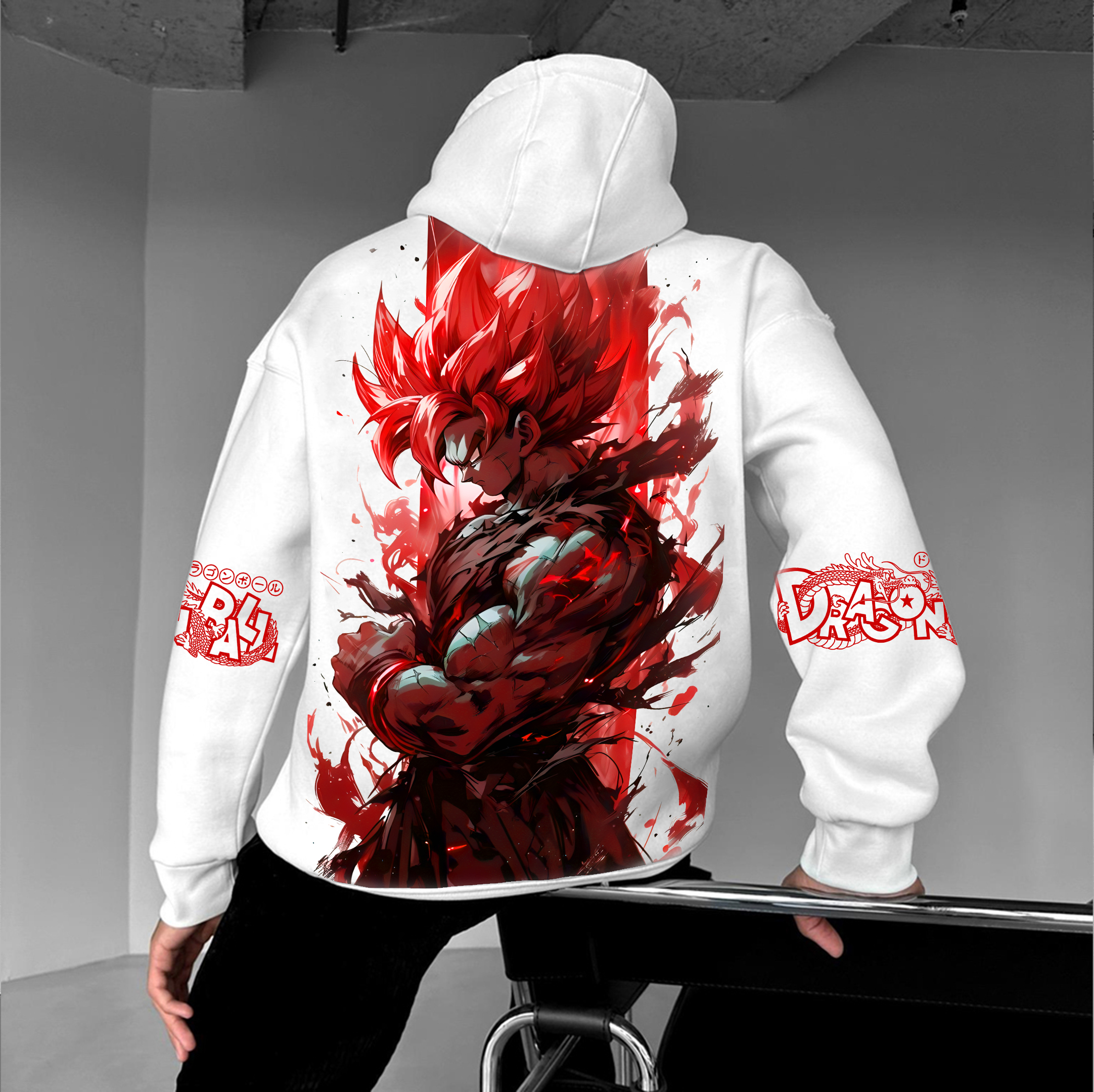 Unisex Anime Graphic Streetwear Vintage Hoodie