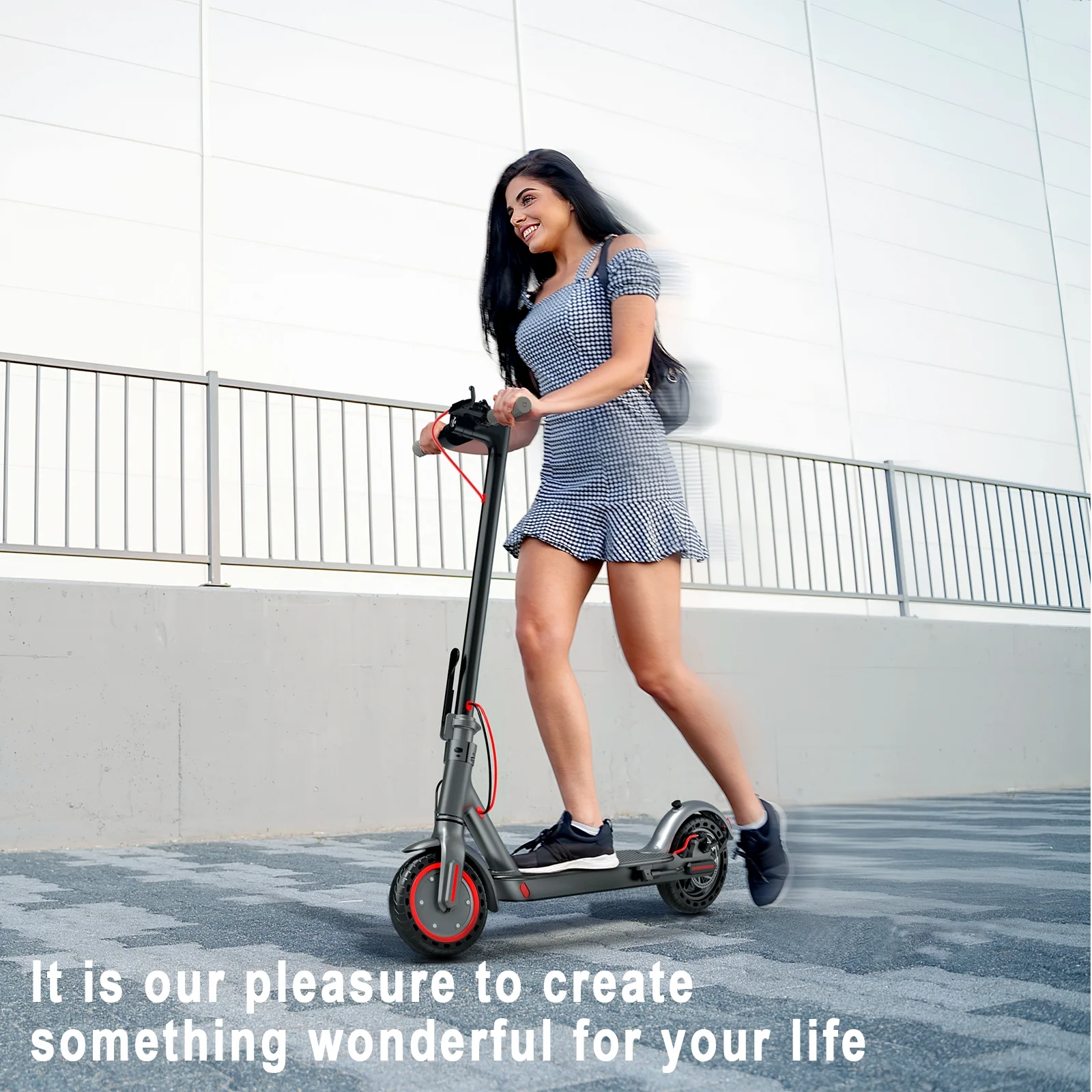 AOVOPRO ES80 350W 8.5' Foldable Electric Scooter for Adults, 21 Miles Range - Image 7