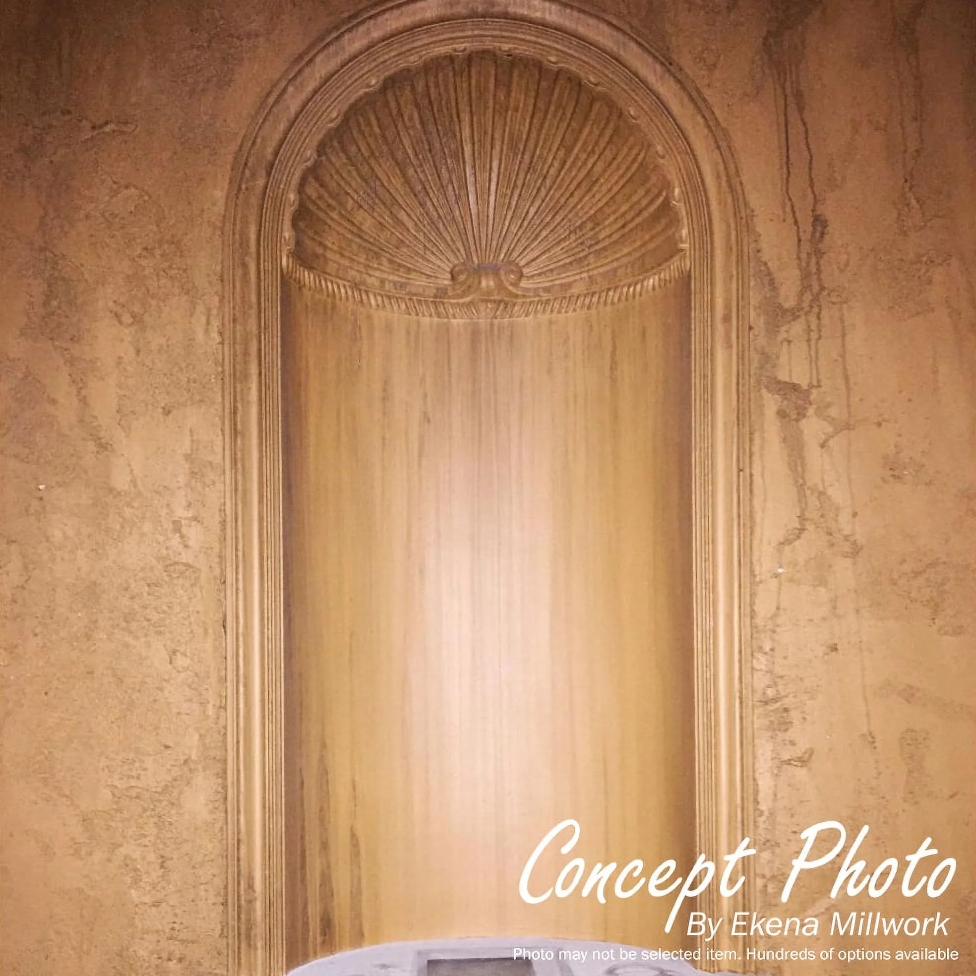 Ekena Millwork 16 5/8"W x 27 1/2"H x 7 3/8"D Traditional Wall Niche (RO: 12 1/2"W x 23 1/2"H x 3 7/8"D) - image 3