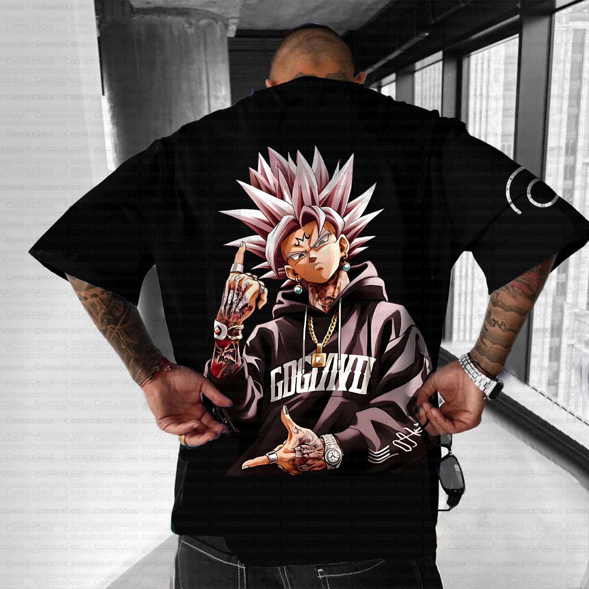 Unisex Anime Inspired Vintage T-Shirt