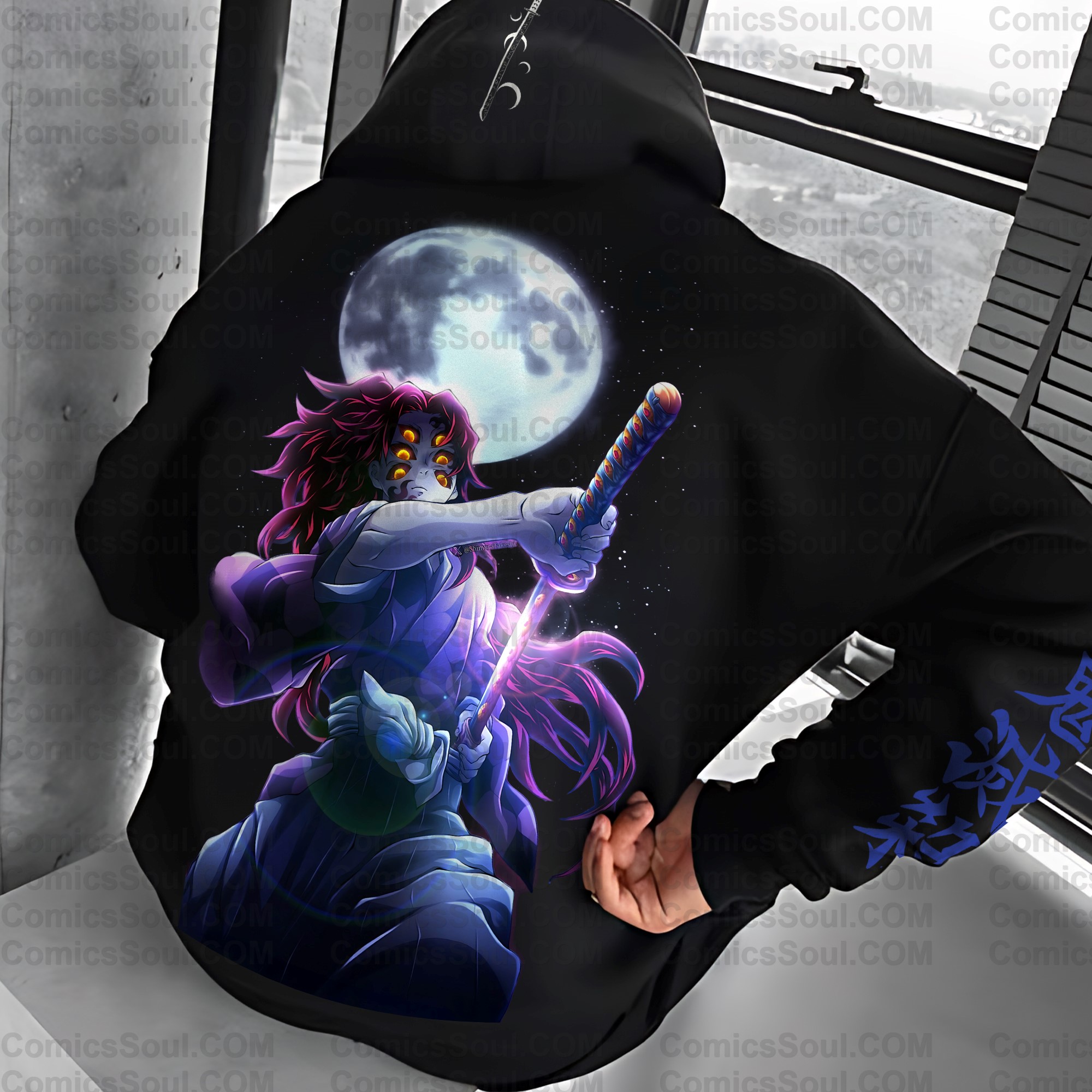 Unisex Anime Graphic Streetwear Vintage Plush Hoodie| KNY