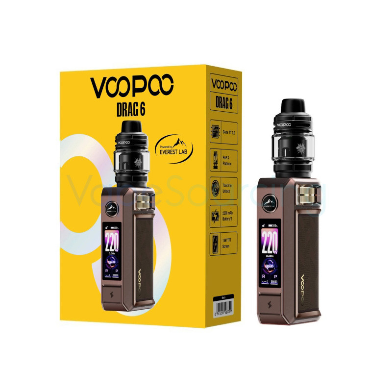 VO0PO0 Drag 6 Vape Mod Kit 4400mAh 220W