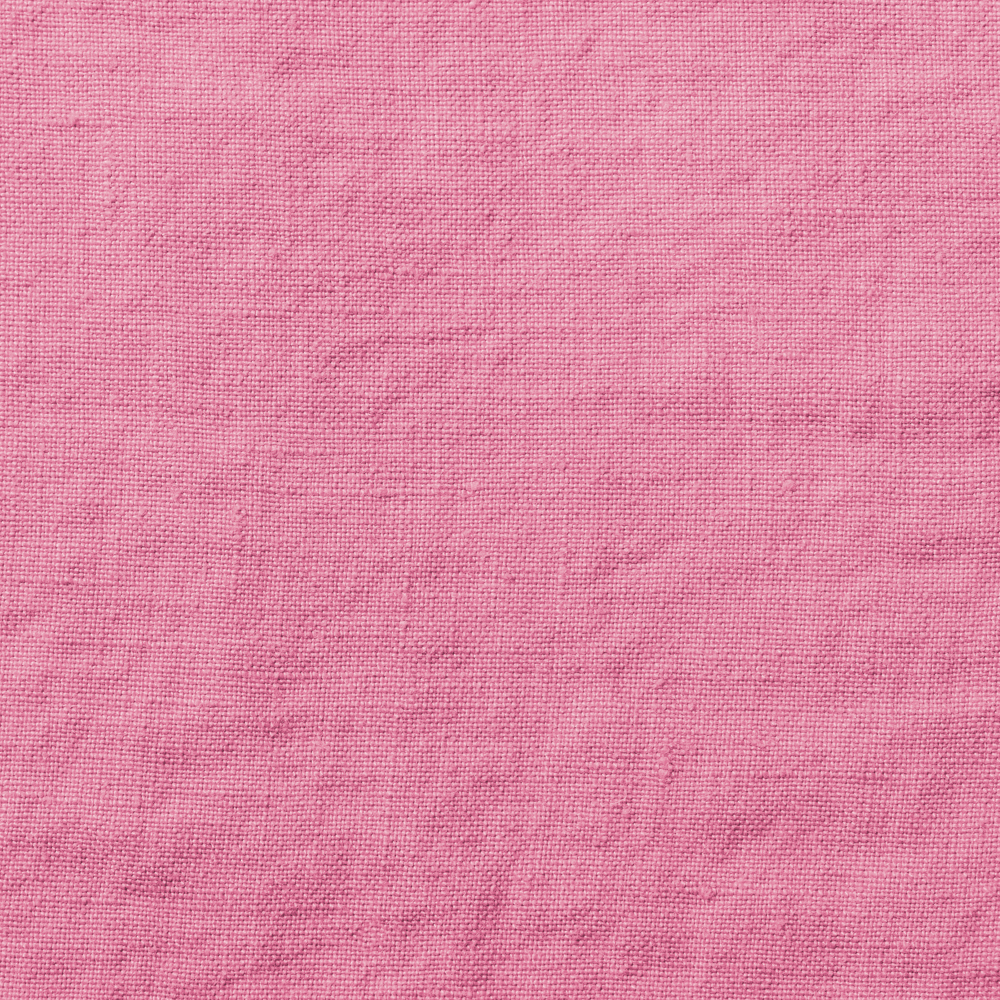 Coussin rectangle en lin lavé - Rose Garance