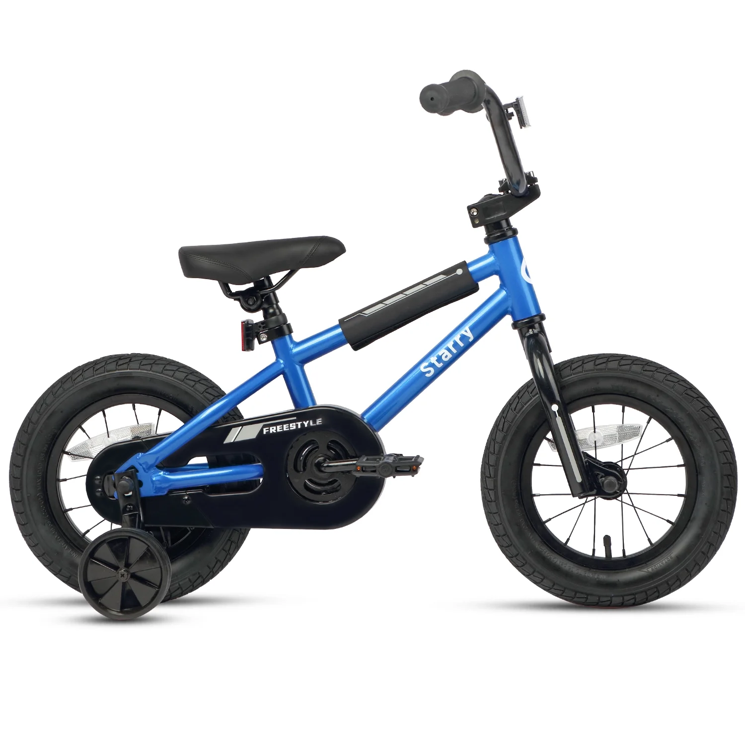 Glerc 14 Inch Little Kids Bike BMX Style Bicycle with Training Wheels Coaster Brake for 3 4 5 Years Old Boys Girls, Blue - Image 45