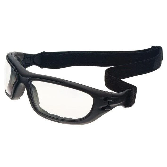 Guard Dogs G100 Safety Glasses/Goggle Kit Black Frame Clear Gray Lenses - KTF Painting Interior Exterior