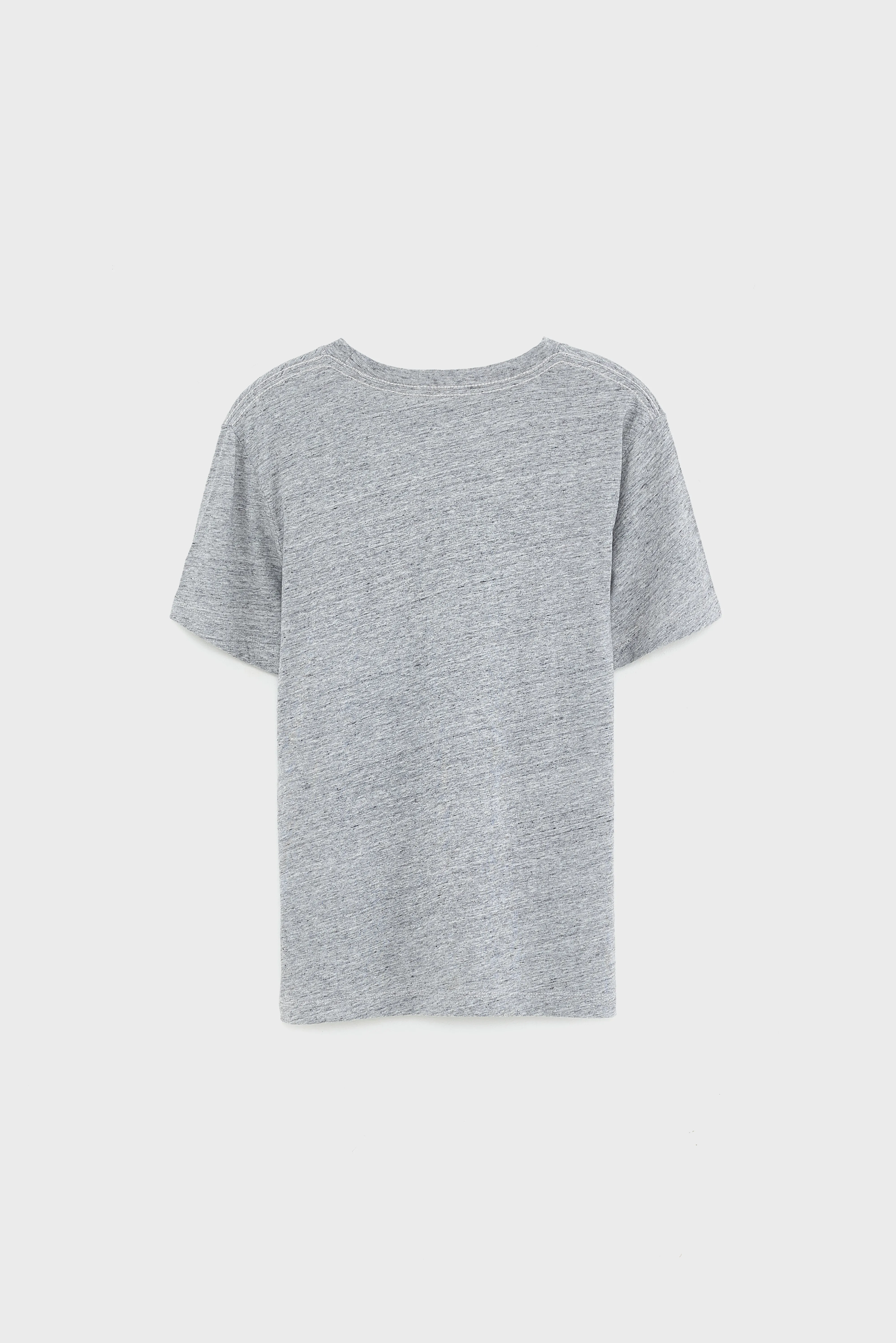 Bellerose Aldo heather grey short-sleeve t-shirt (242 / B / H. GREY)