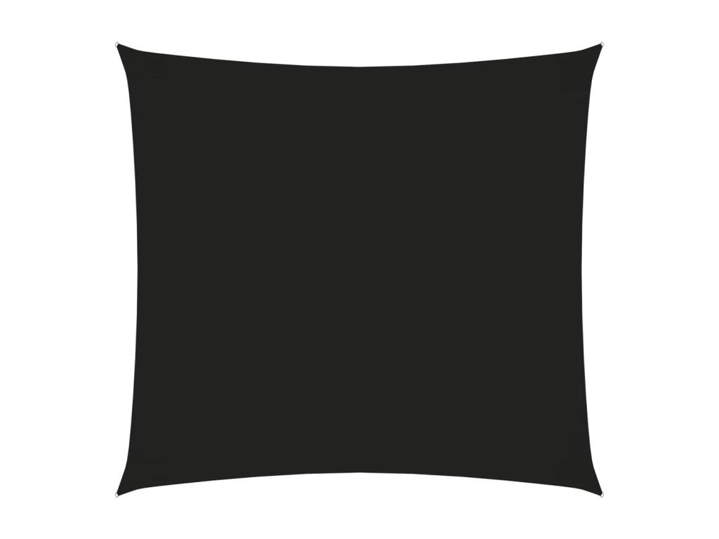 Vela parasol Cuadrada tela Oxford 7x7 m negro
