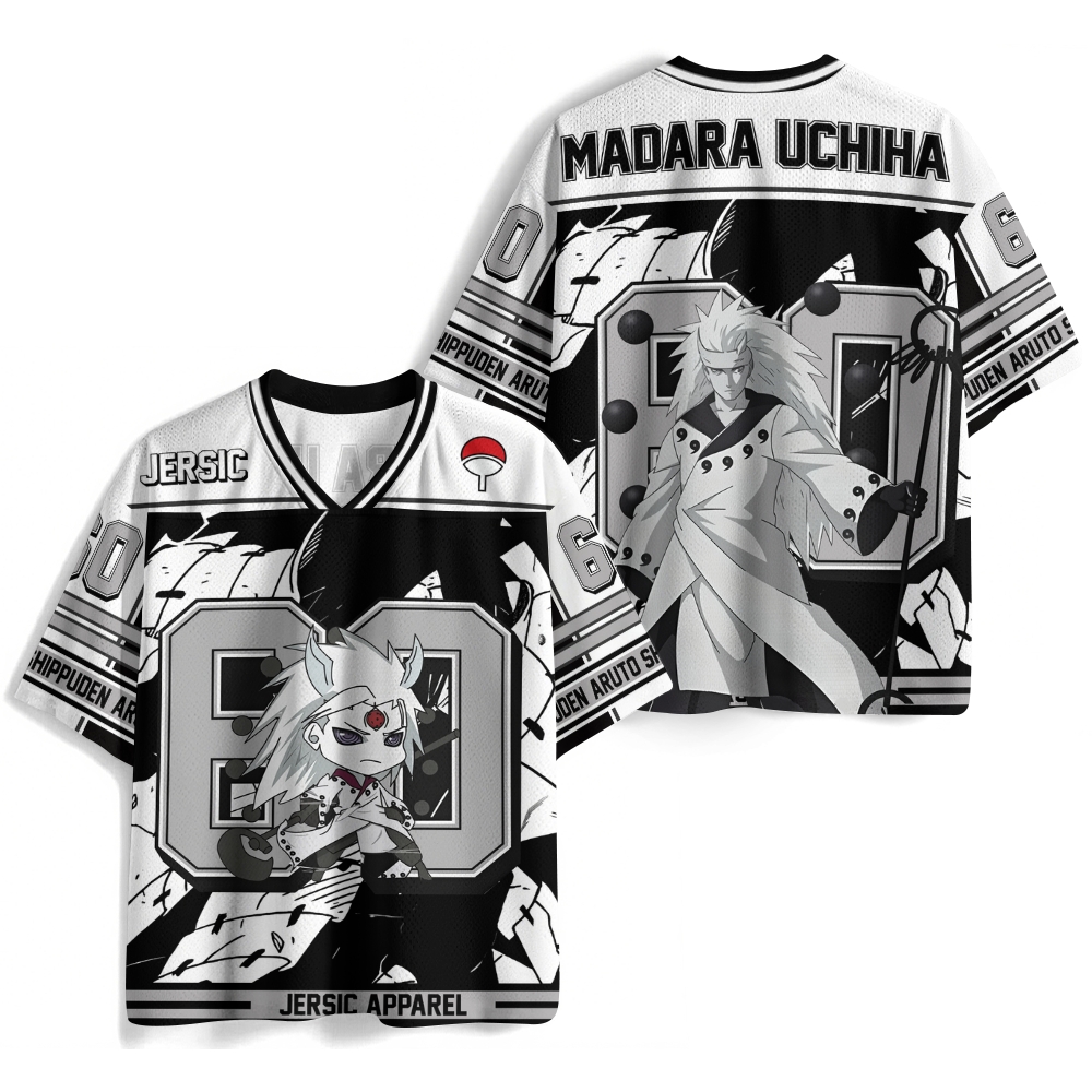 Naruto Anime Football Jersey TeeThreads Sustain the Scene with Custom Apparel