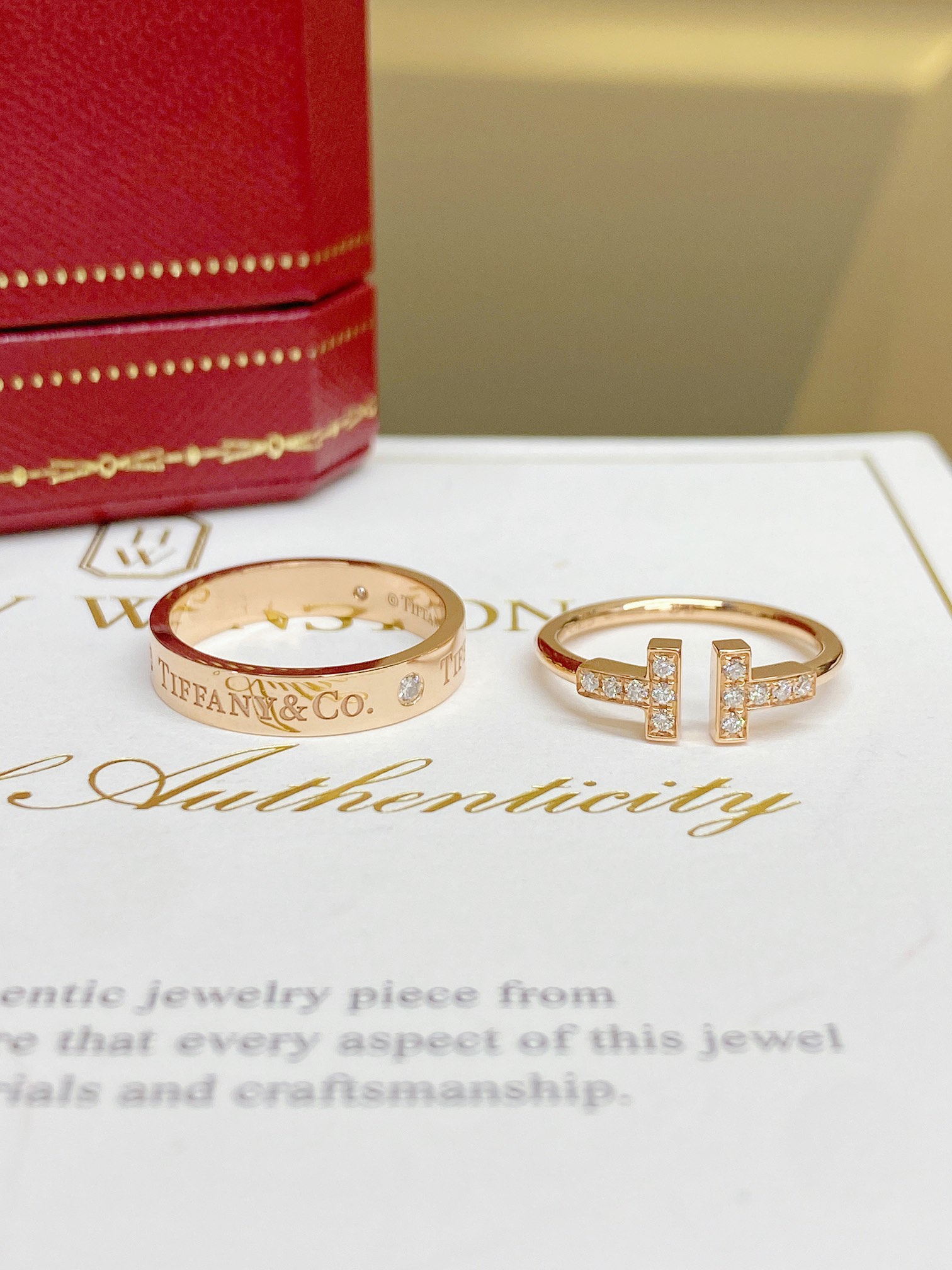 Tiffany Letters Ring - Original Replica Club