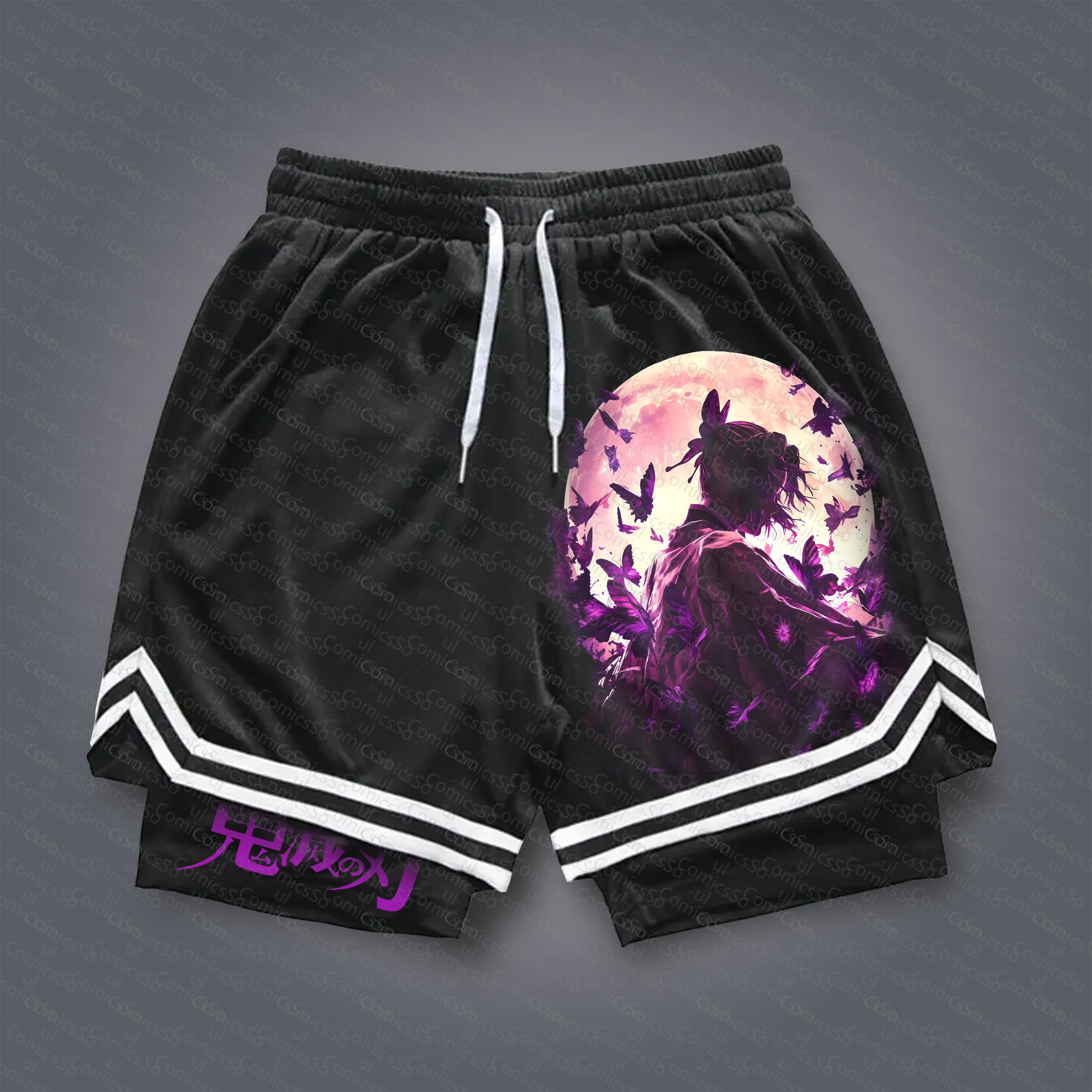 Unisex  “Comicssoul” Casual Anime Streetwear Shorts