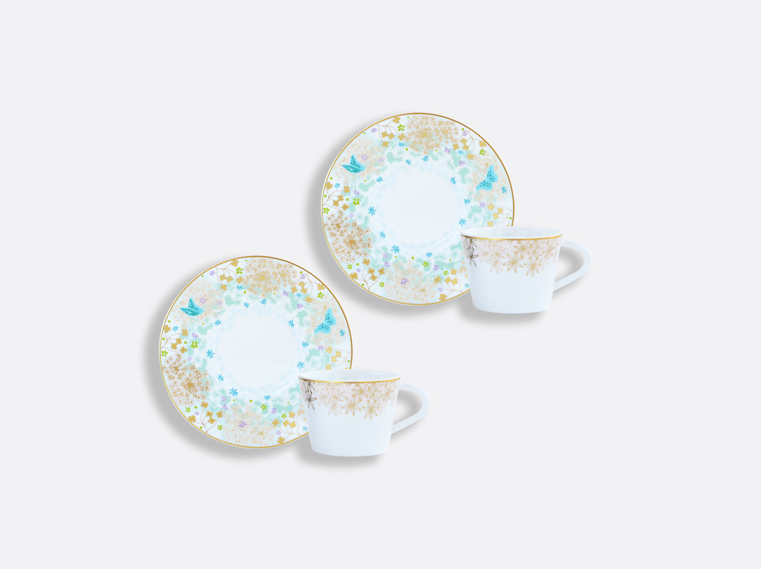 Coffret de tasses & soucoupes café 6 cl