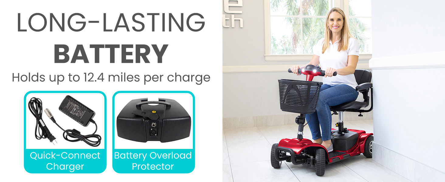 4-Wheel Mobility Scooter for seniors adults