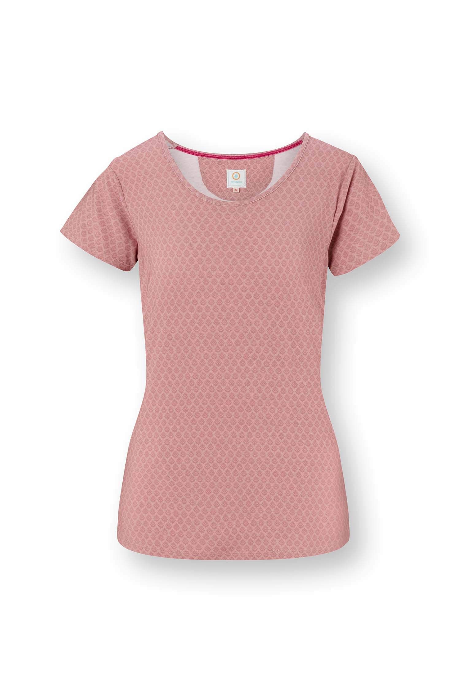 Tilly Short Sleeve Top Thousand Leaves Pink