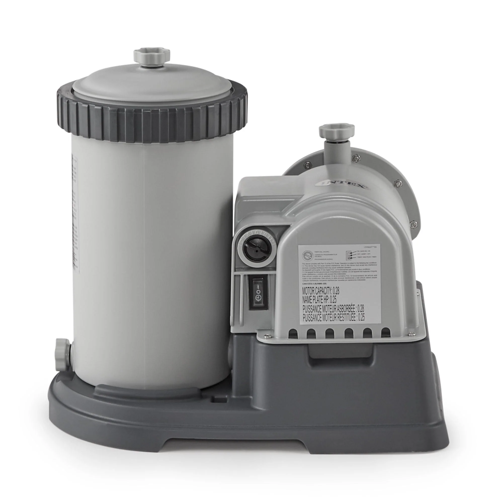 Intex Krystal Clear 2500 GPH Swimming Pool Filter Cartridge Pump With Timer - Image 4