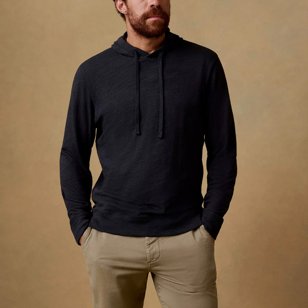 Faherty - Sweat Sunwashed Slub - Noir