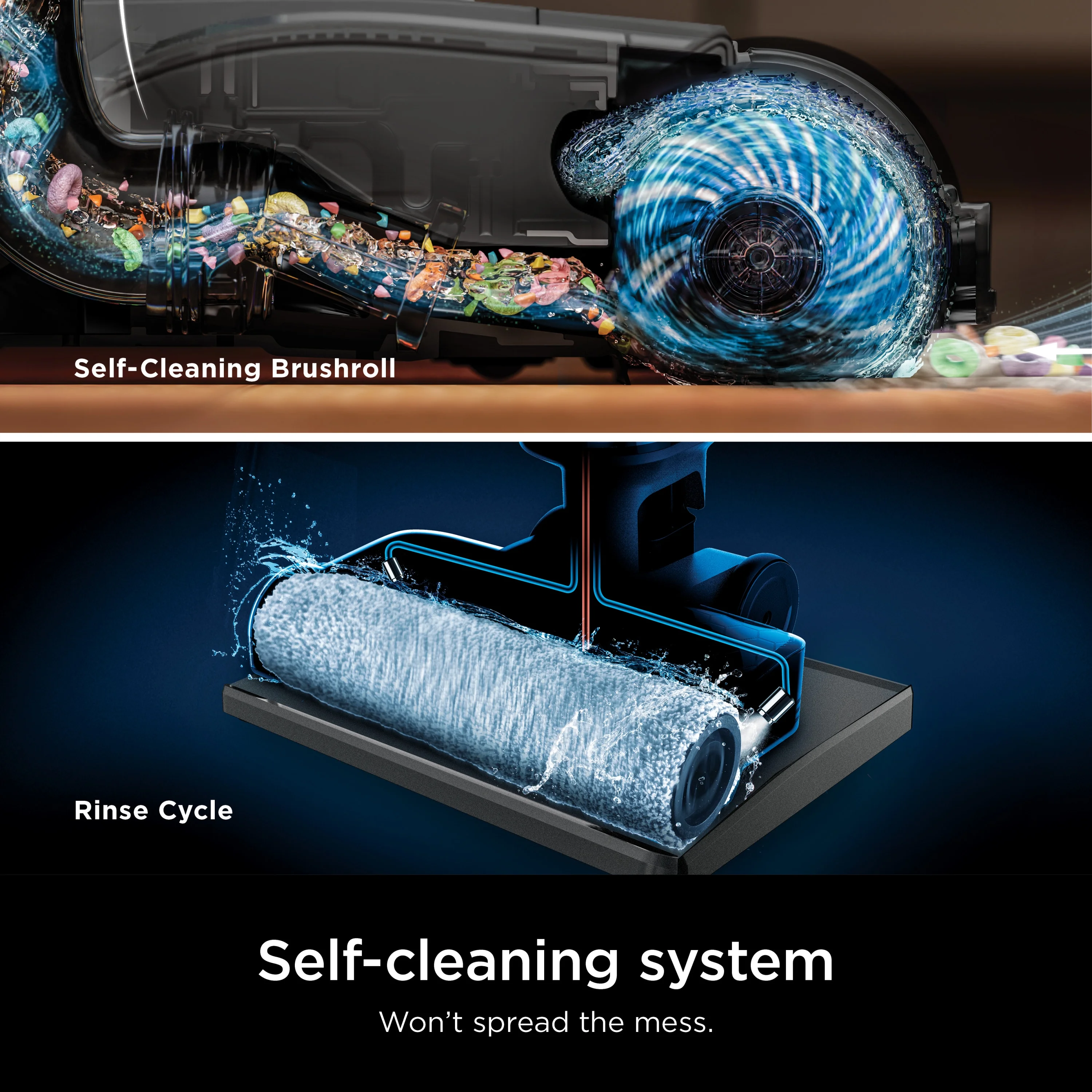 Shark HydroVac MessMaster Wet Dry Corded Vacuum Cleaner, 3-in-1 Multi-Surface Vacuum Mop & Self-Cleaning System, Lightweight, Powerful Suction, for Hard Floors & Area Rugs, WD160 - Image 6