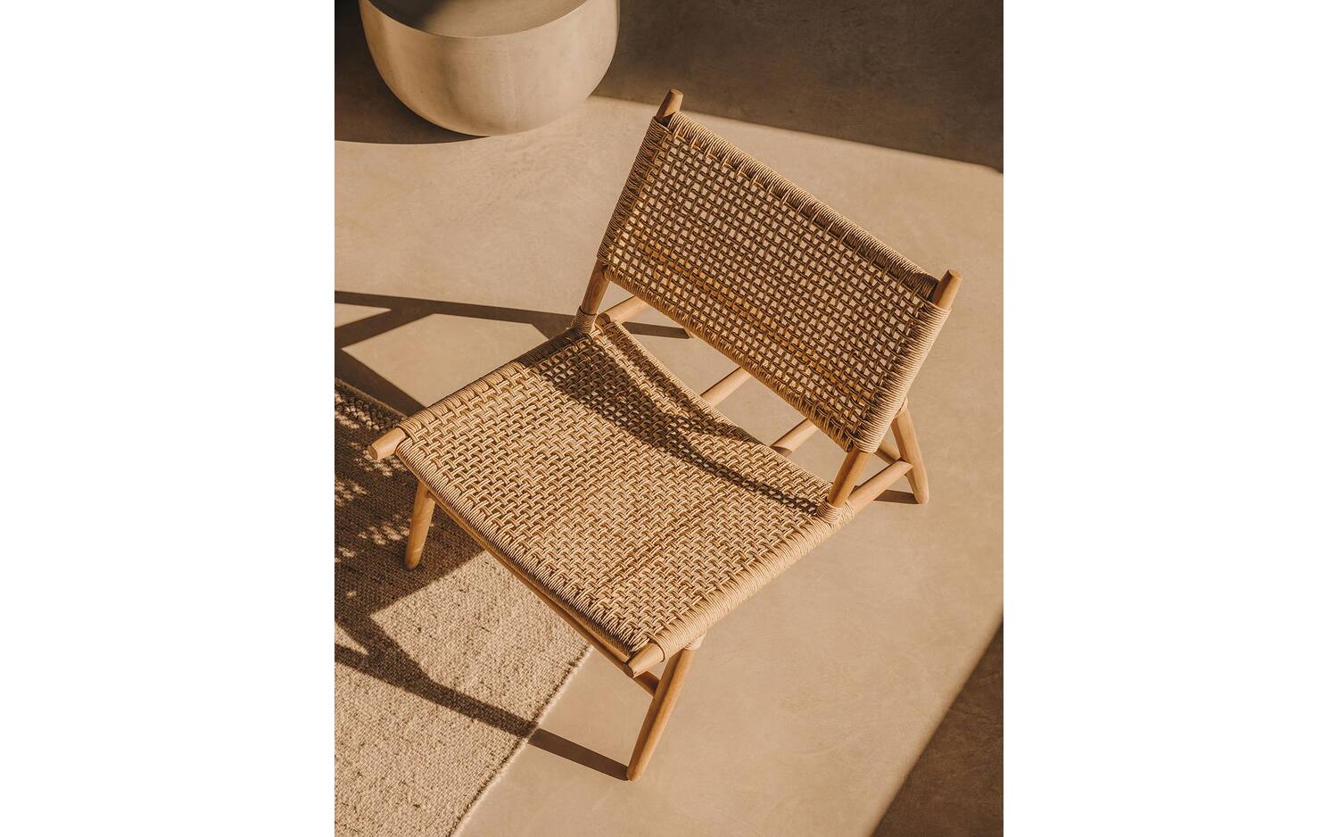 Kave Home - Codolar fauteuil in massief teakhout