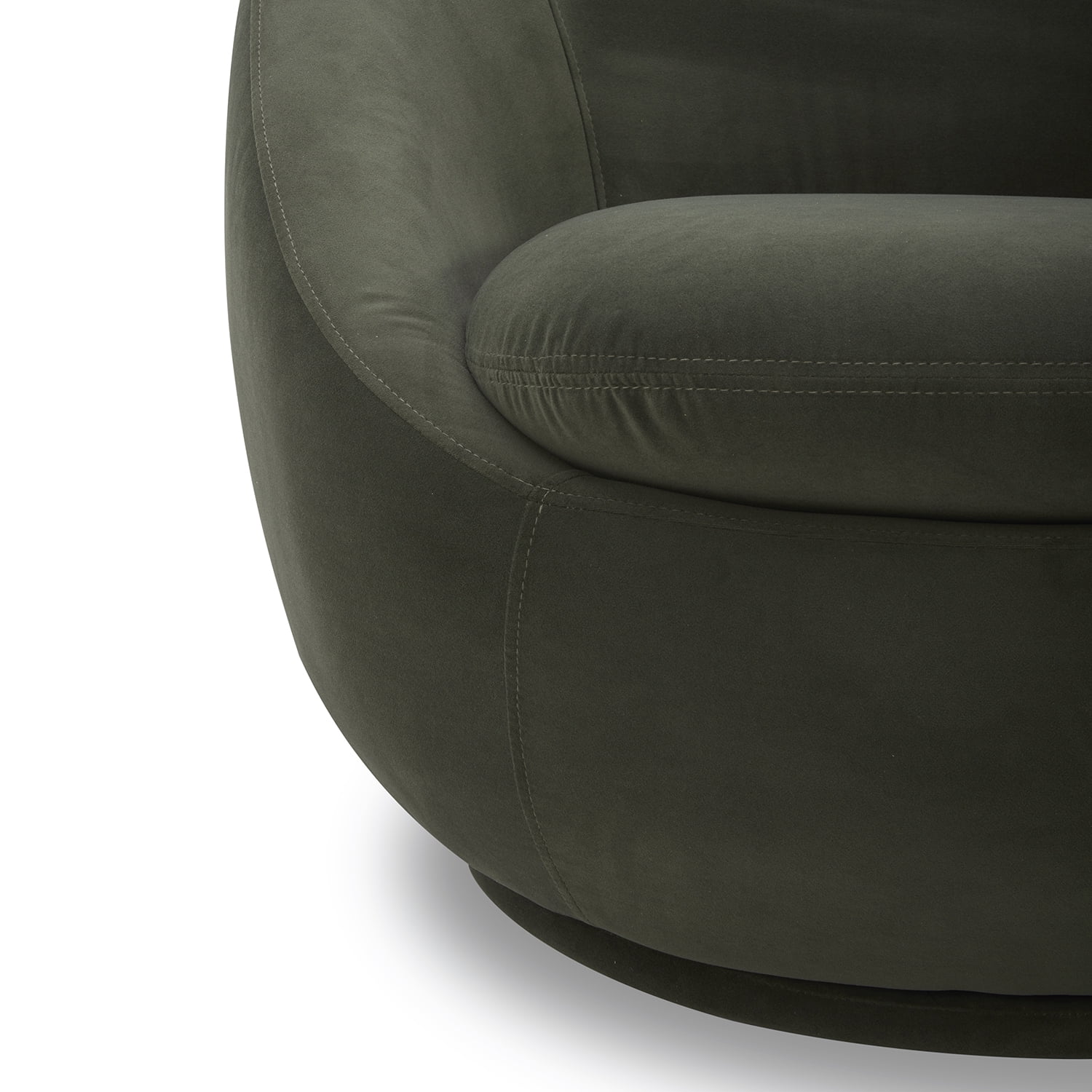 Better Homes & Gardens Mira Swivel Accent Chair, Cream Shearling - Image 29