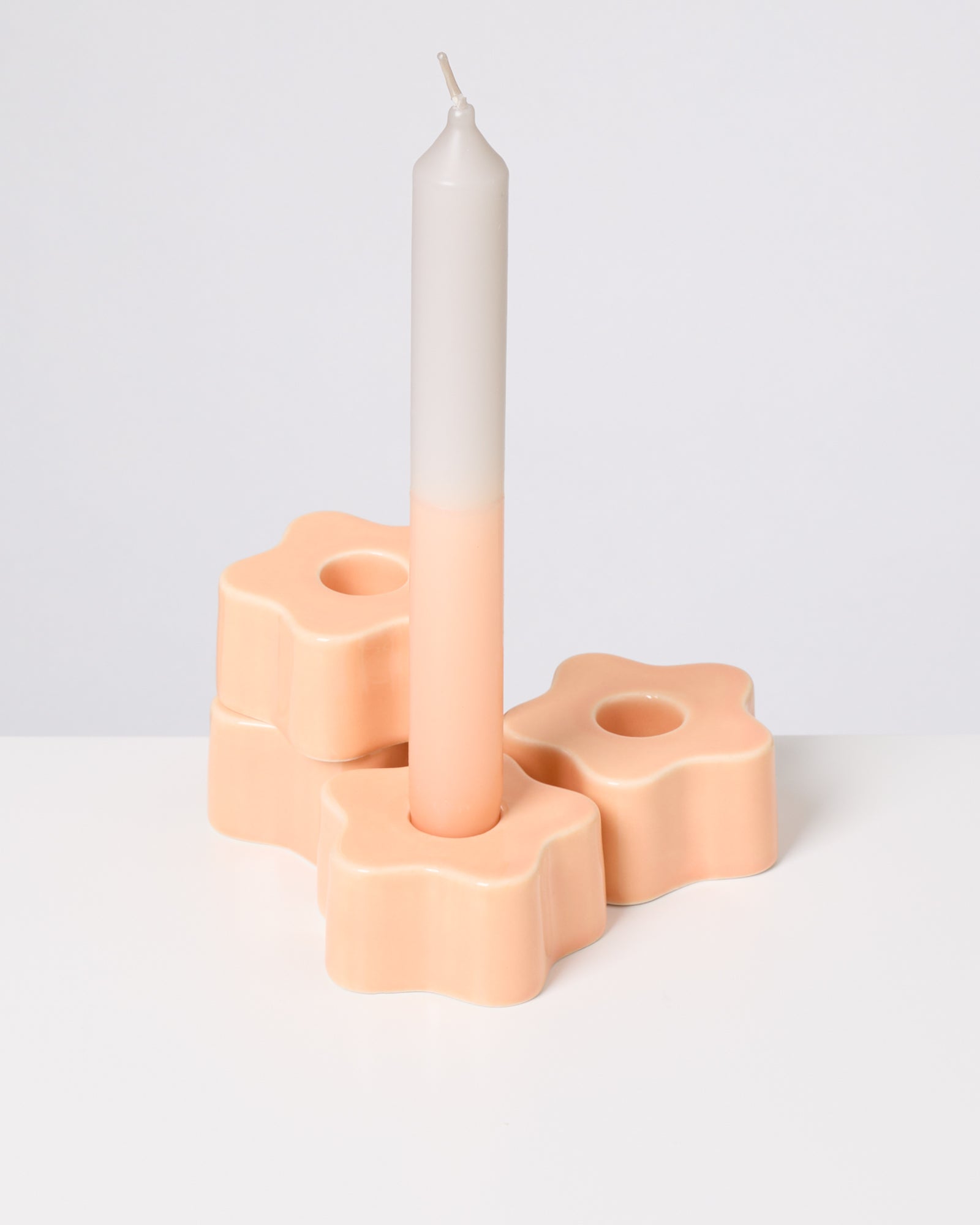 Seia Kerzenhalter flower peach
