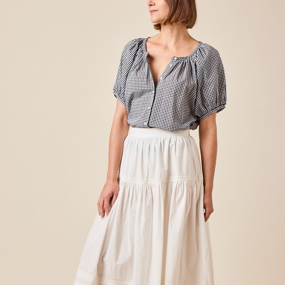 Dôen - Chemise June - Navy Gingham