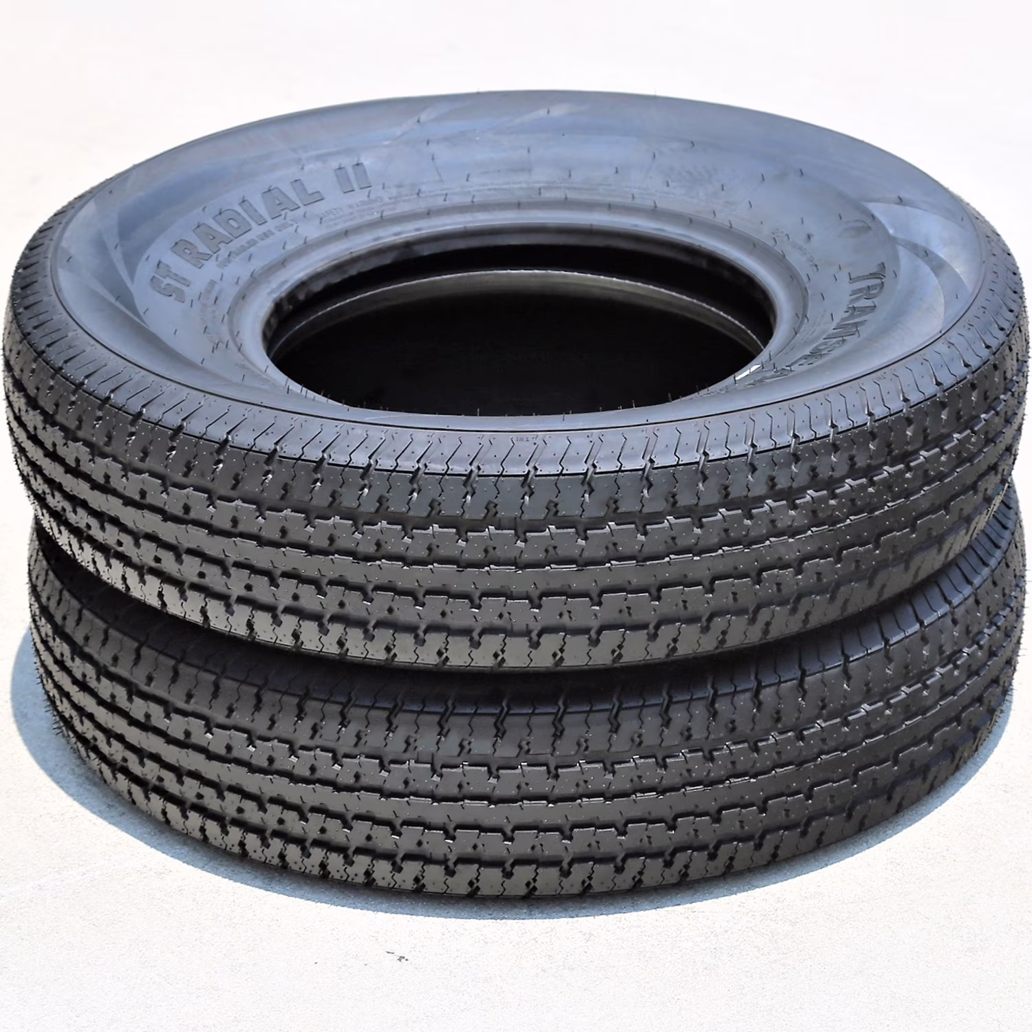 Transeagle ST Radial II Steel Belted Trailer Tires, ST205/75R15 107/102L Load Range D 8 Ply - Pair of 2