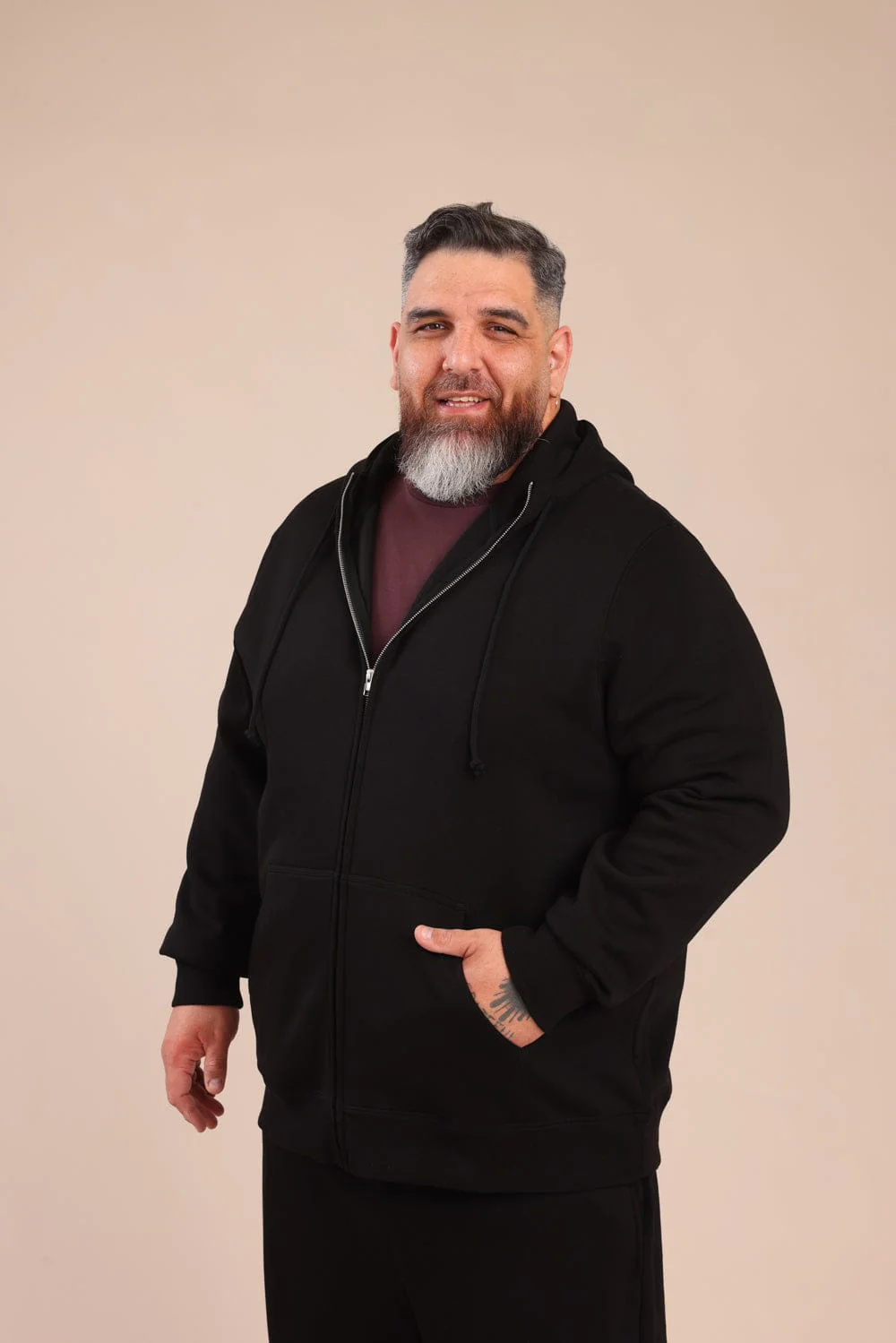 פוטר קרדיגן קפוצ'ון | PLUS SIZE