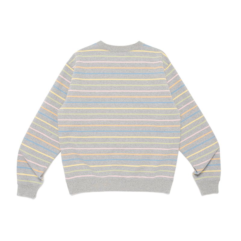 HUMAN MADE MULTI STRIPED SWEATSHIRT