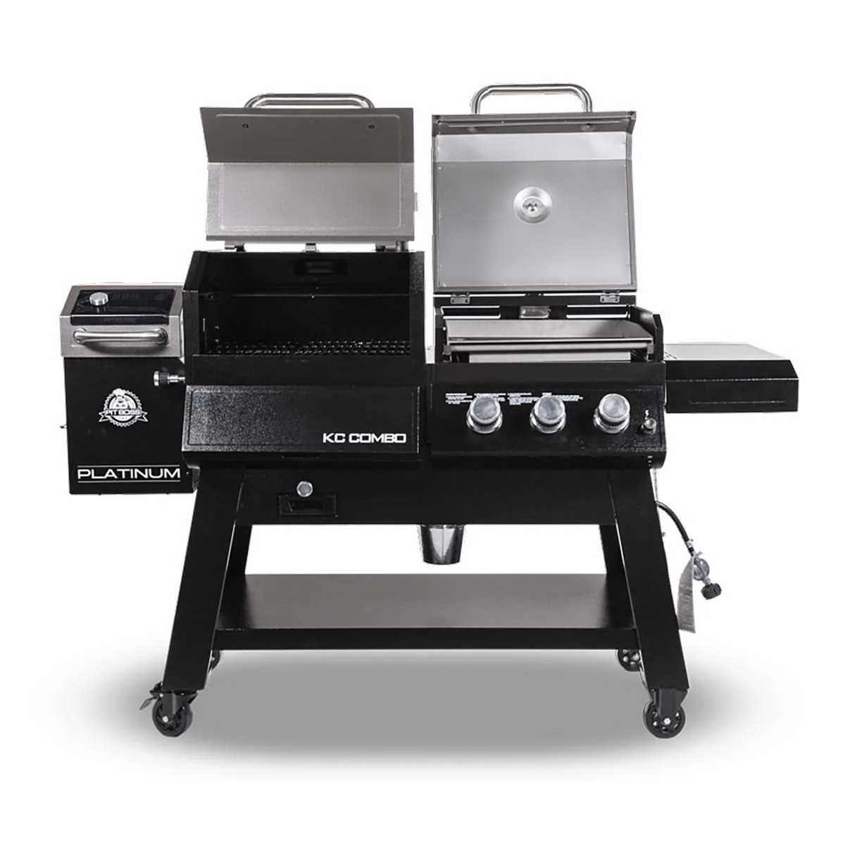 Boss Platinum KC Combo, Wi-Fi? and Bluetooth? Wood Pellet and Gas Grill - Image 2
