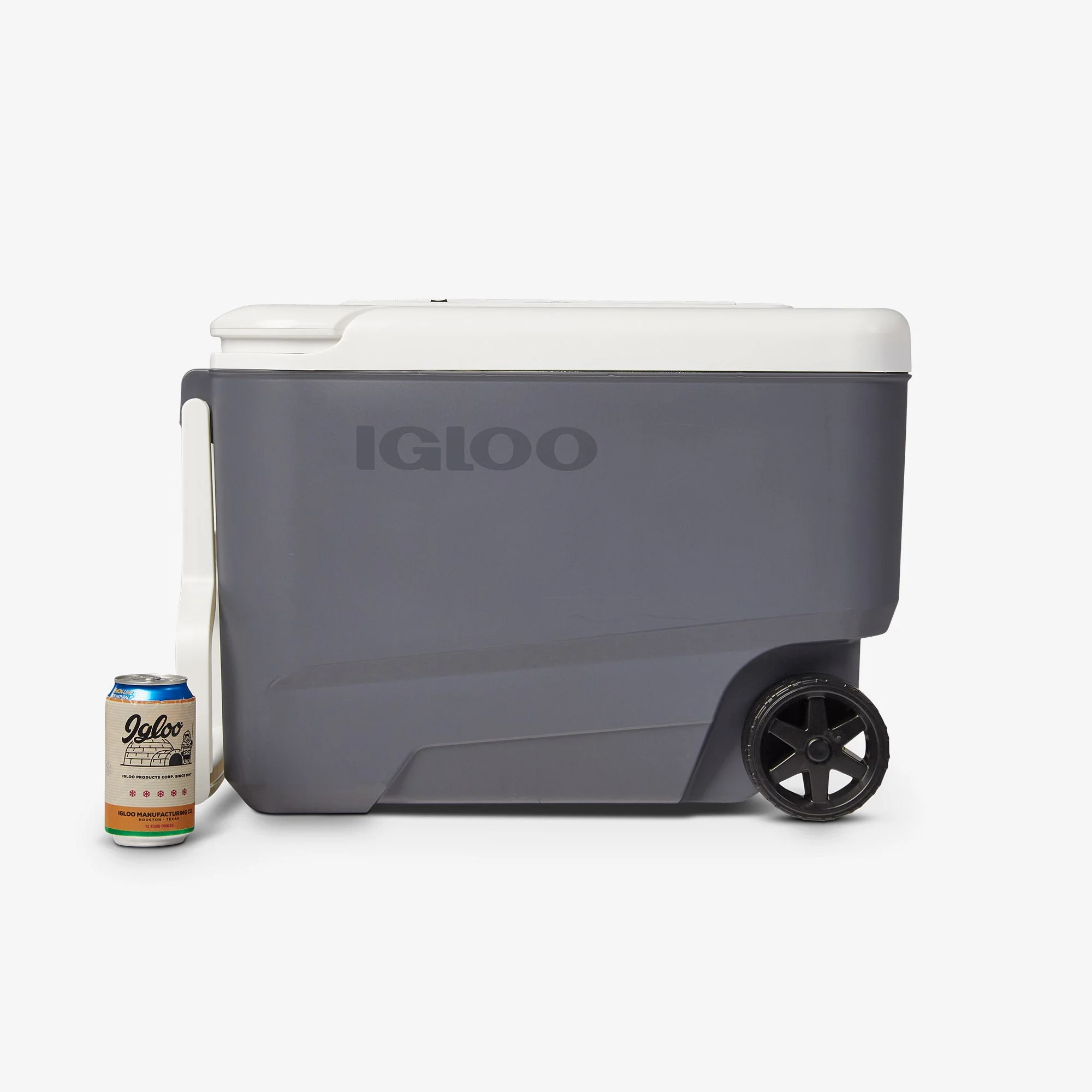 Igloo 35 qt Hard Sided Electric Wheeled Thermocooler, Gray - Image 7