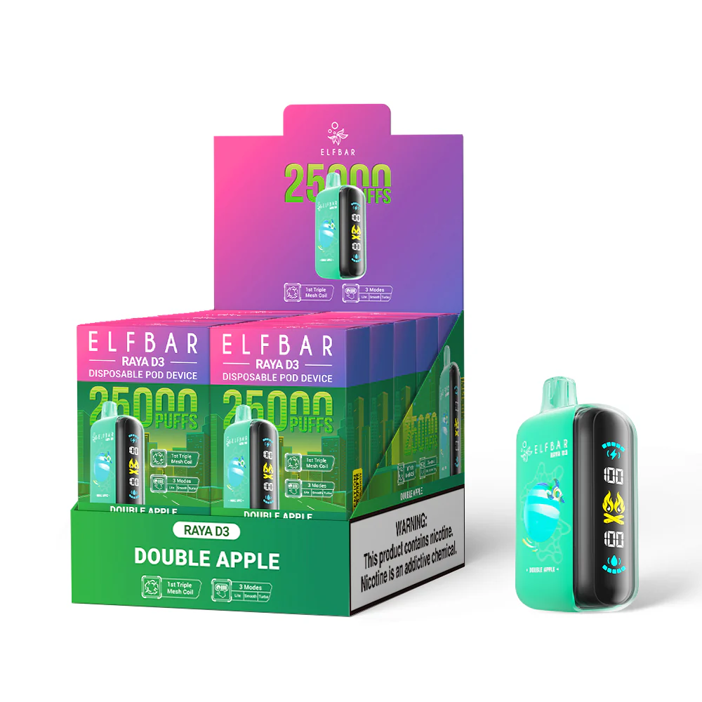ELFBAR RAYA D3 cigarette électronique jetable (toutes les saveurs)