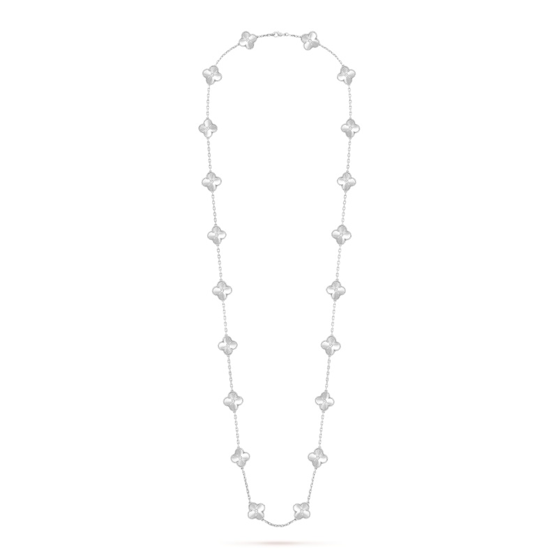 Replicate Vintage Alhambra long necklace, 20 motifs(1:1 replica) - Original Replica Club