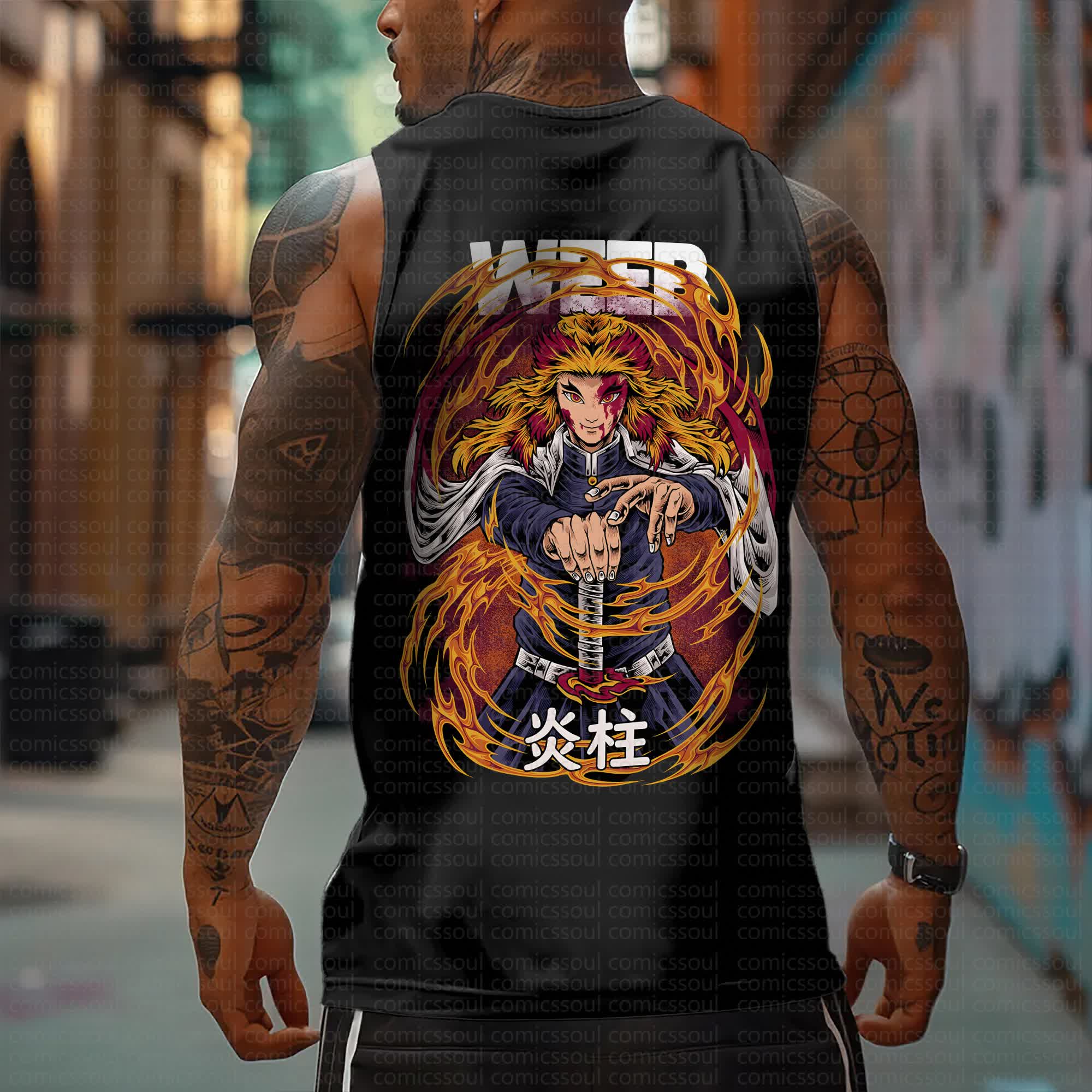 Unisex  “Comicssoul” Casual Anime  Tank Top