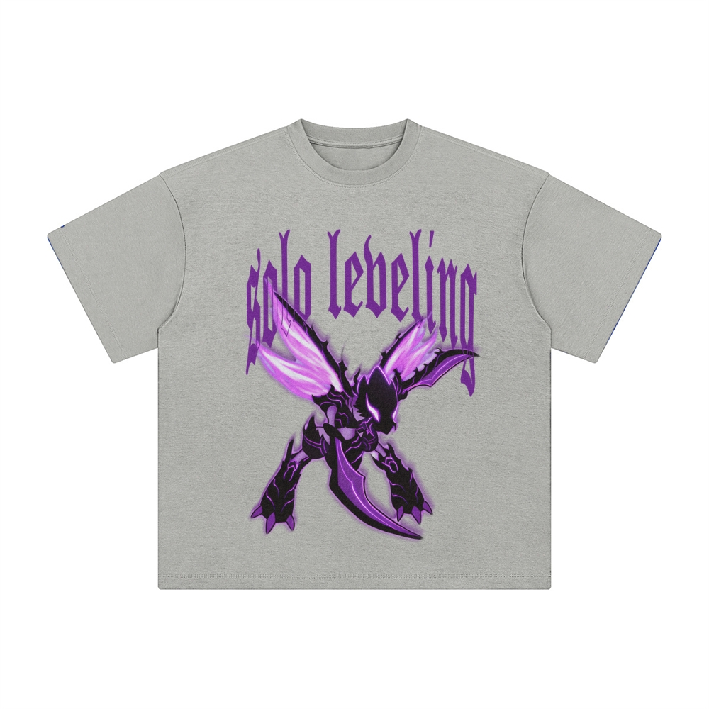 Unisex Anime Inspired Washed  Vintage T-Shirt