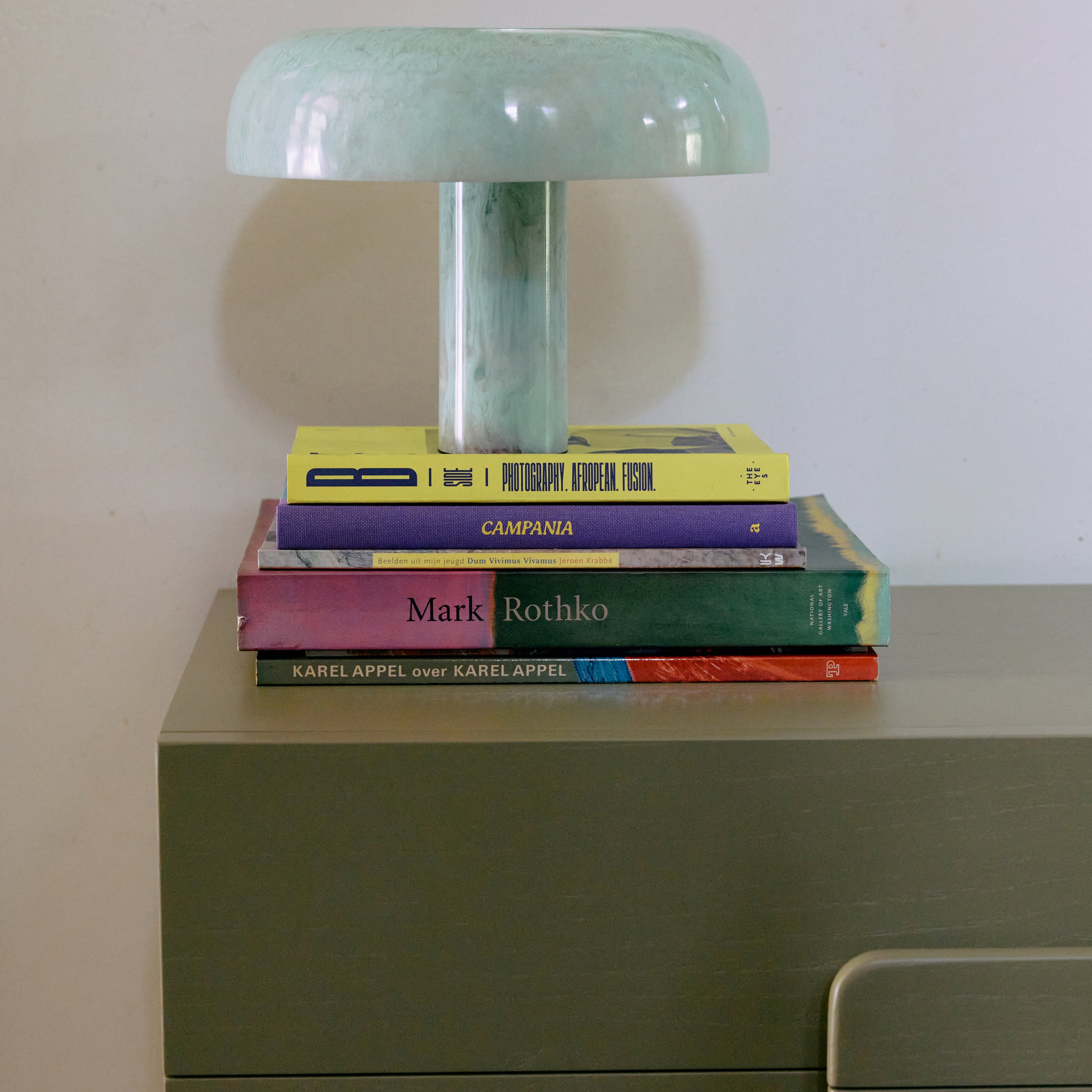 HKliving Mushroom Tafellamp H 20,5 cm - Mint