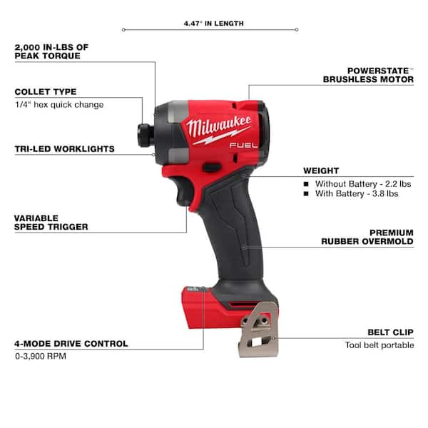 M18 FUEL 18-Volt Lithium-Ion Brushless Cordless Combo Kit (5-Tool) with Multi Tool, Jig Saw and Compact Router - Image 3