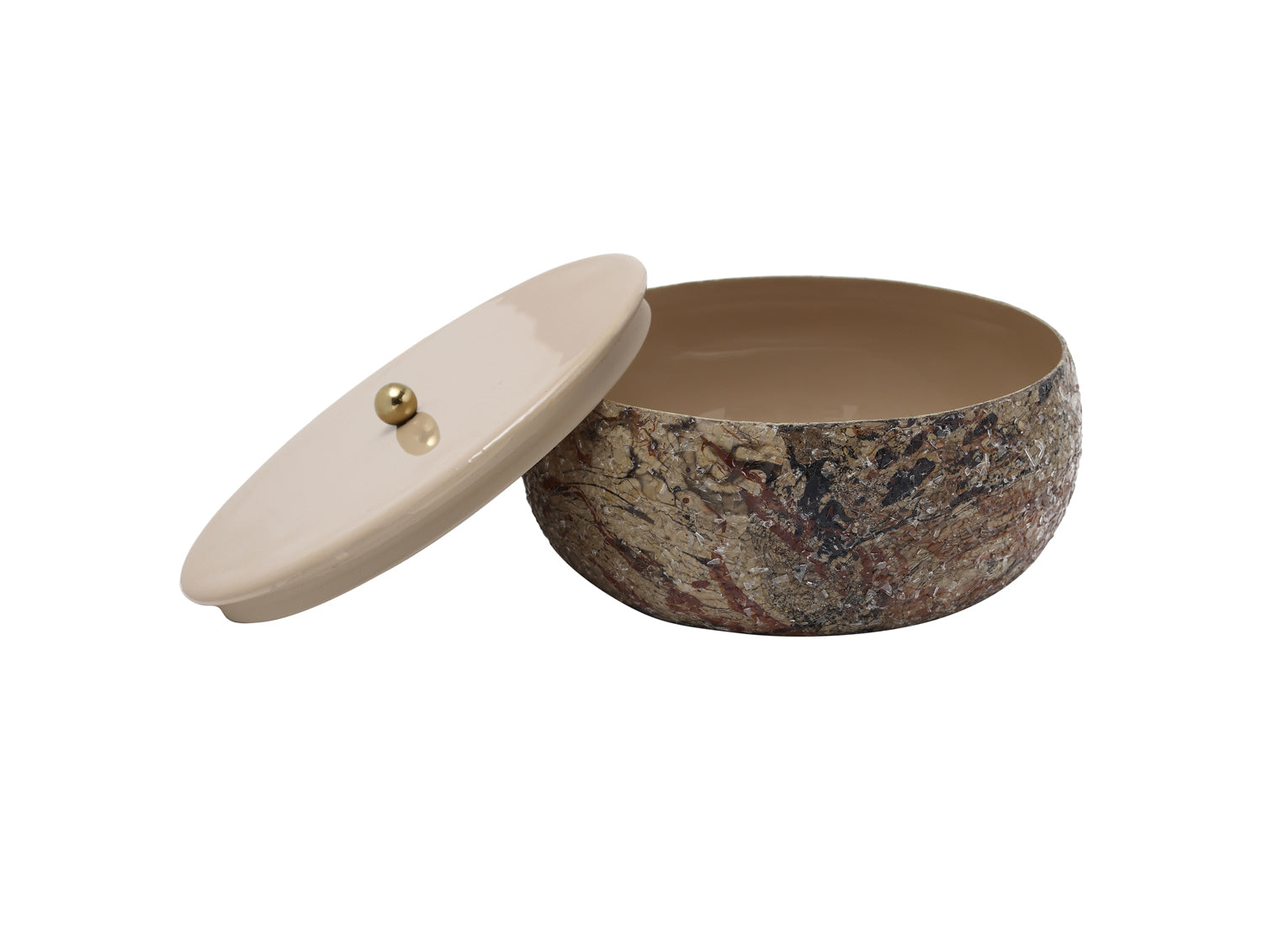 present time - Storage Box Mosaic Marble