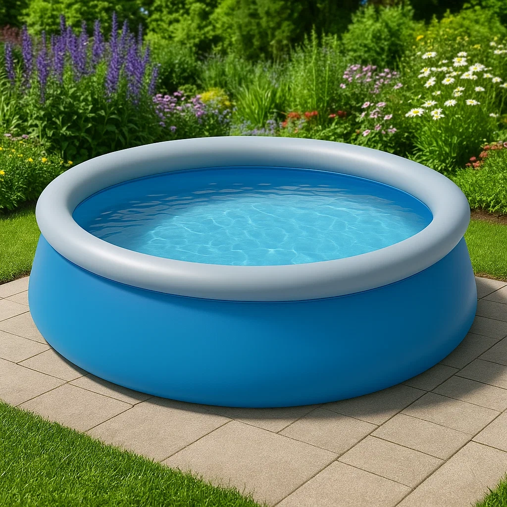 Piscina desmontable redonda 400x400x100 con purificador LrlhsBlv31aY