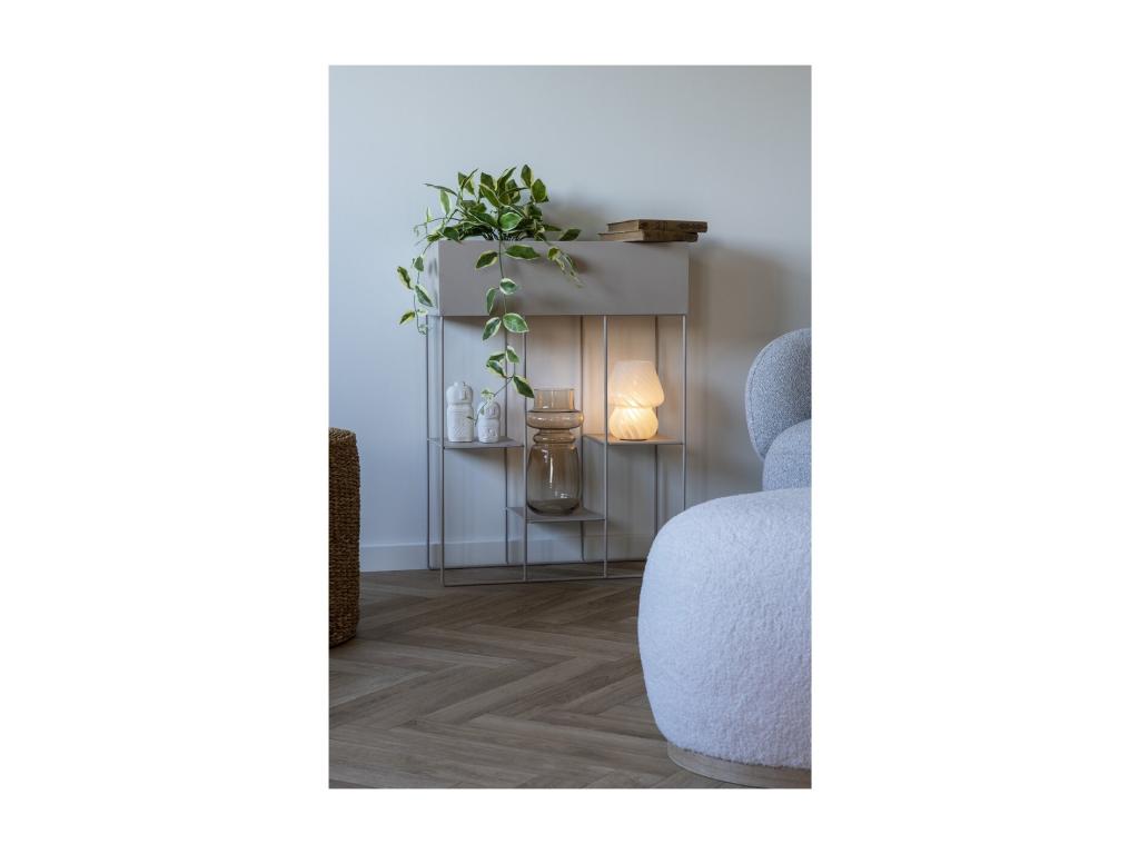 Jarrón para Plantas Rabo, Beige, 60x25x80 cm, hogvips