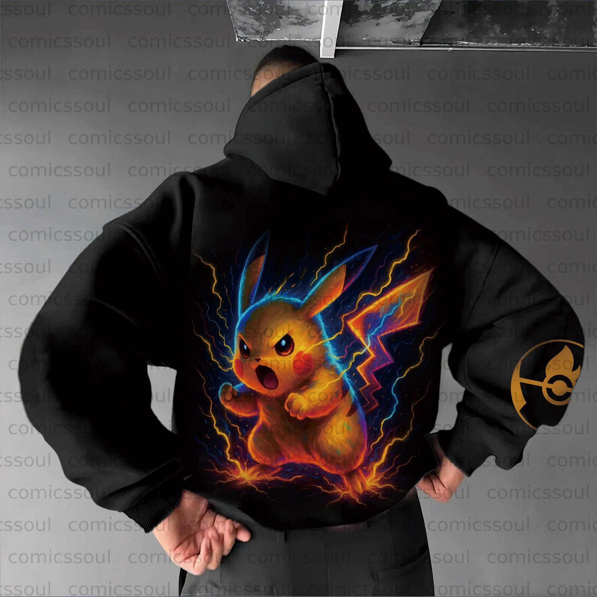 Unisex Anime Graphic Streetwear Vintage Hoodie