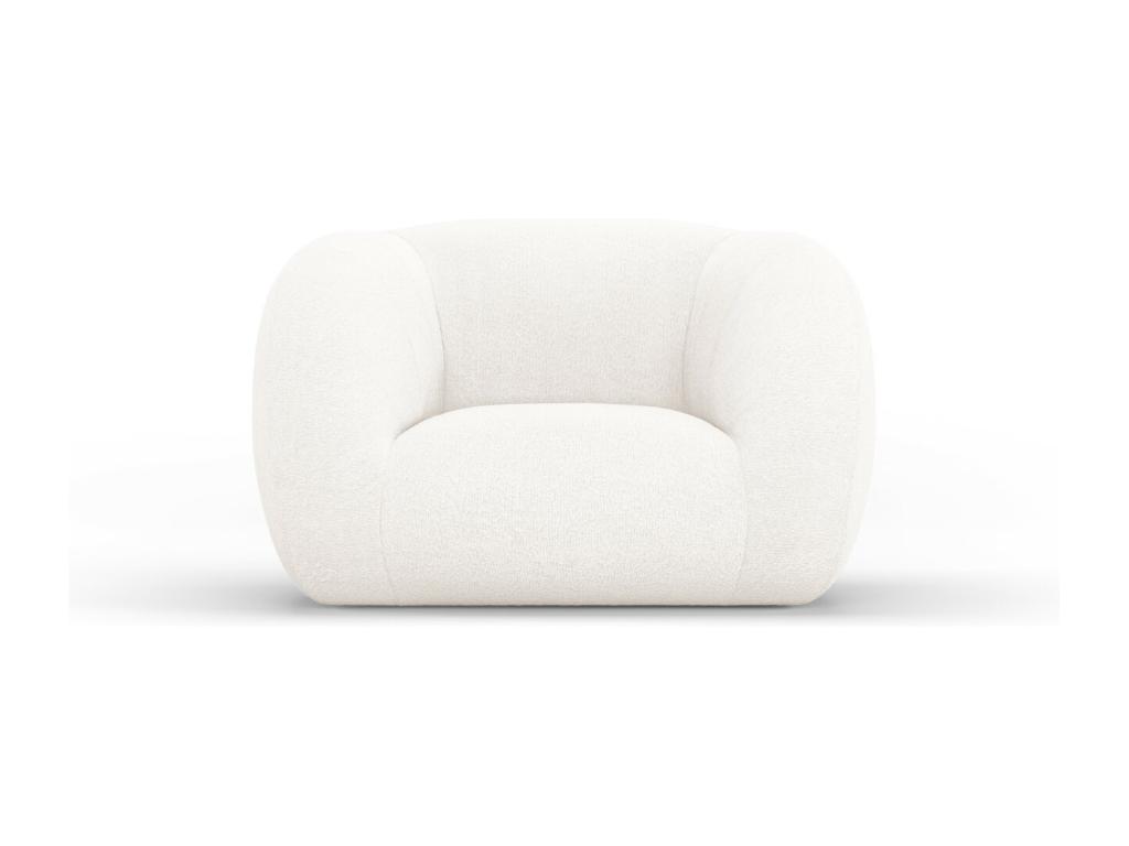 Lujodec - Sillón "Essen" de tejido bouclé Lujodec - 130x95x86cm